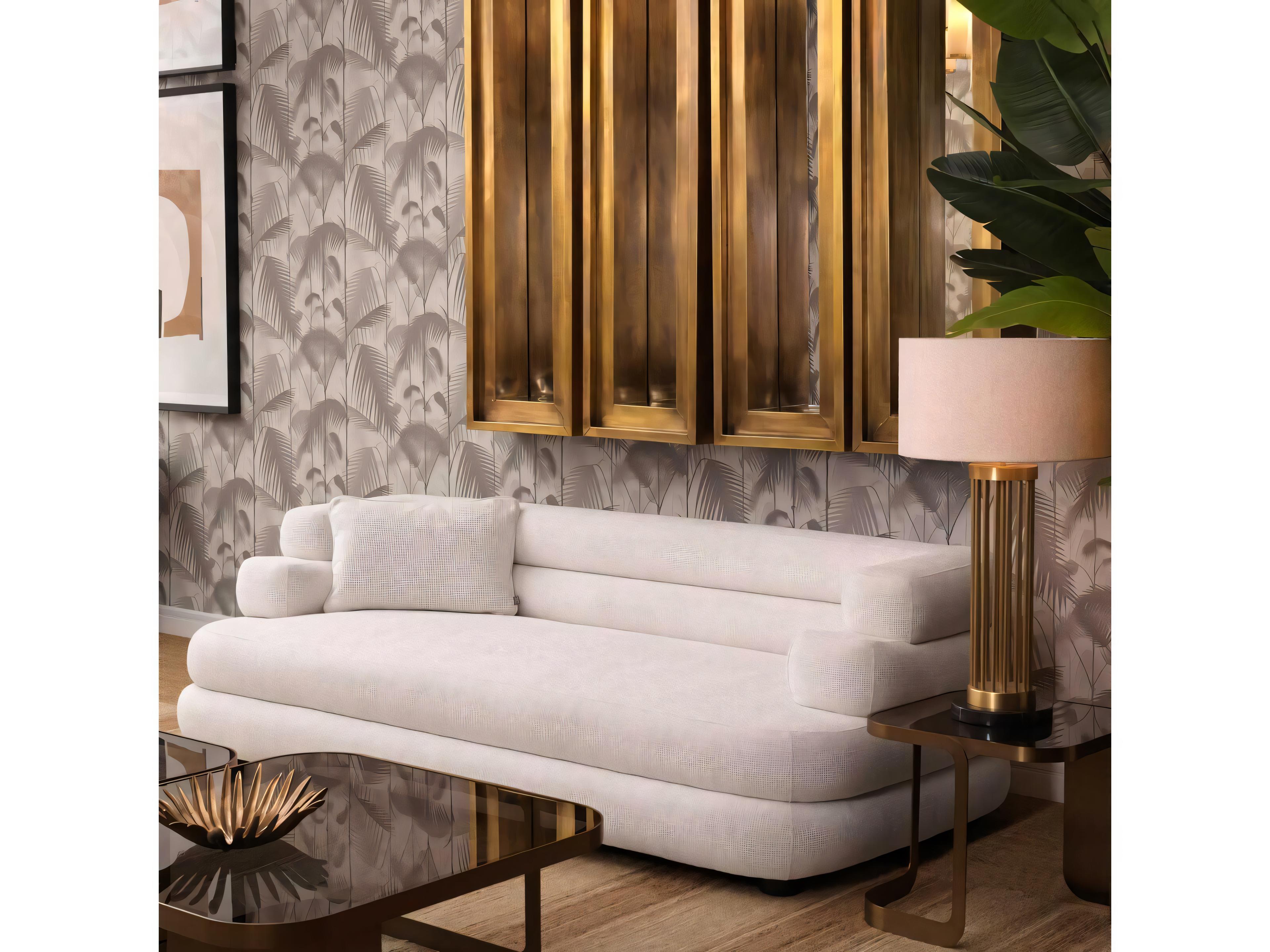 Eichholtz Magenta S Rectangular Vintage Brass Mirror