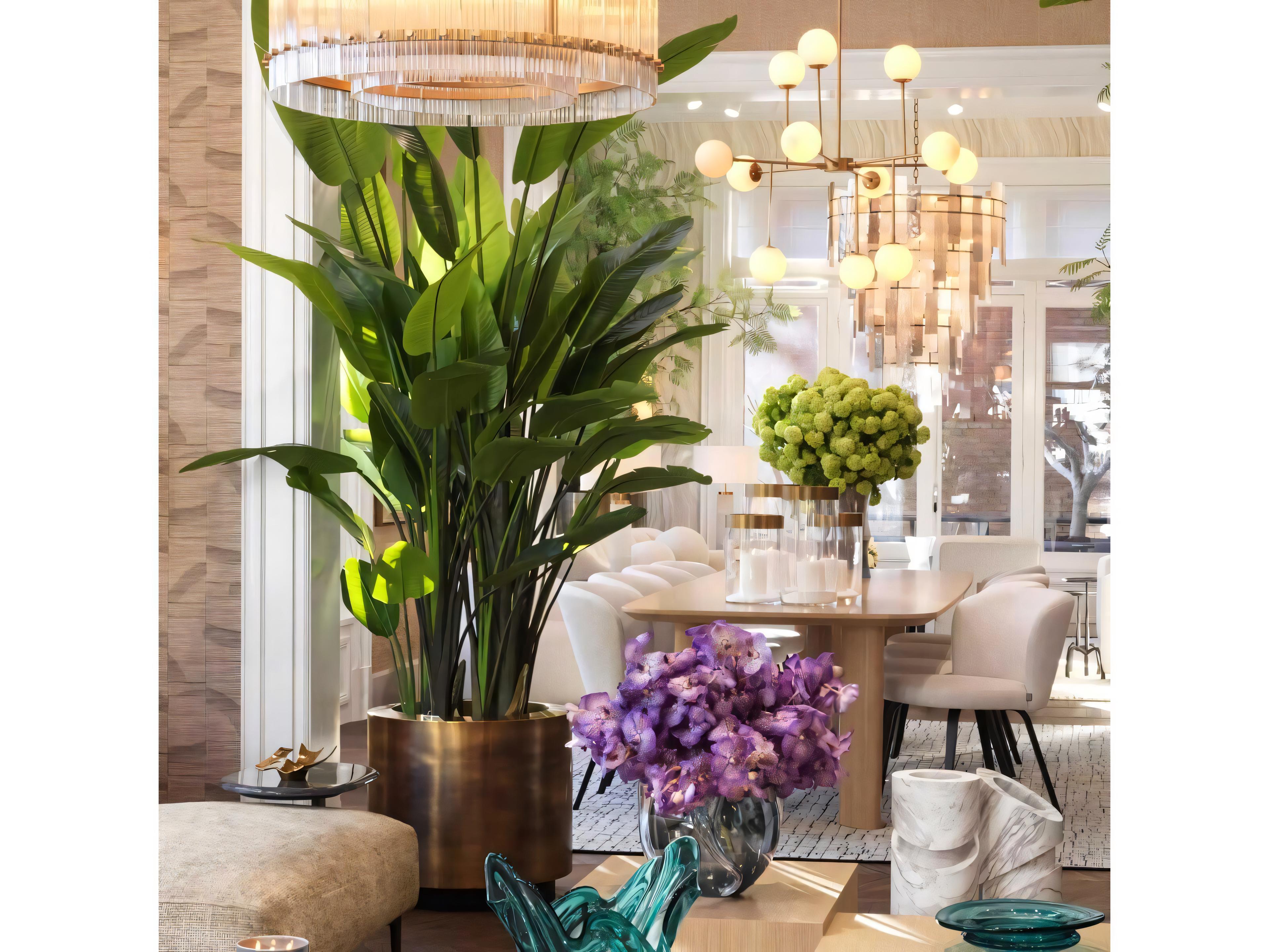 Eichholtz Jasper S Round Vintage Brass Planter