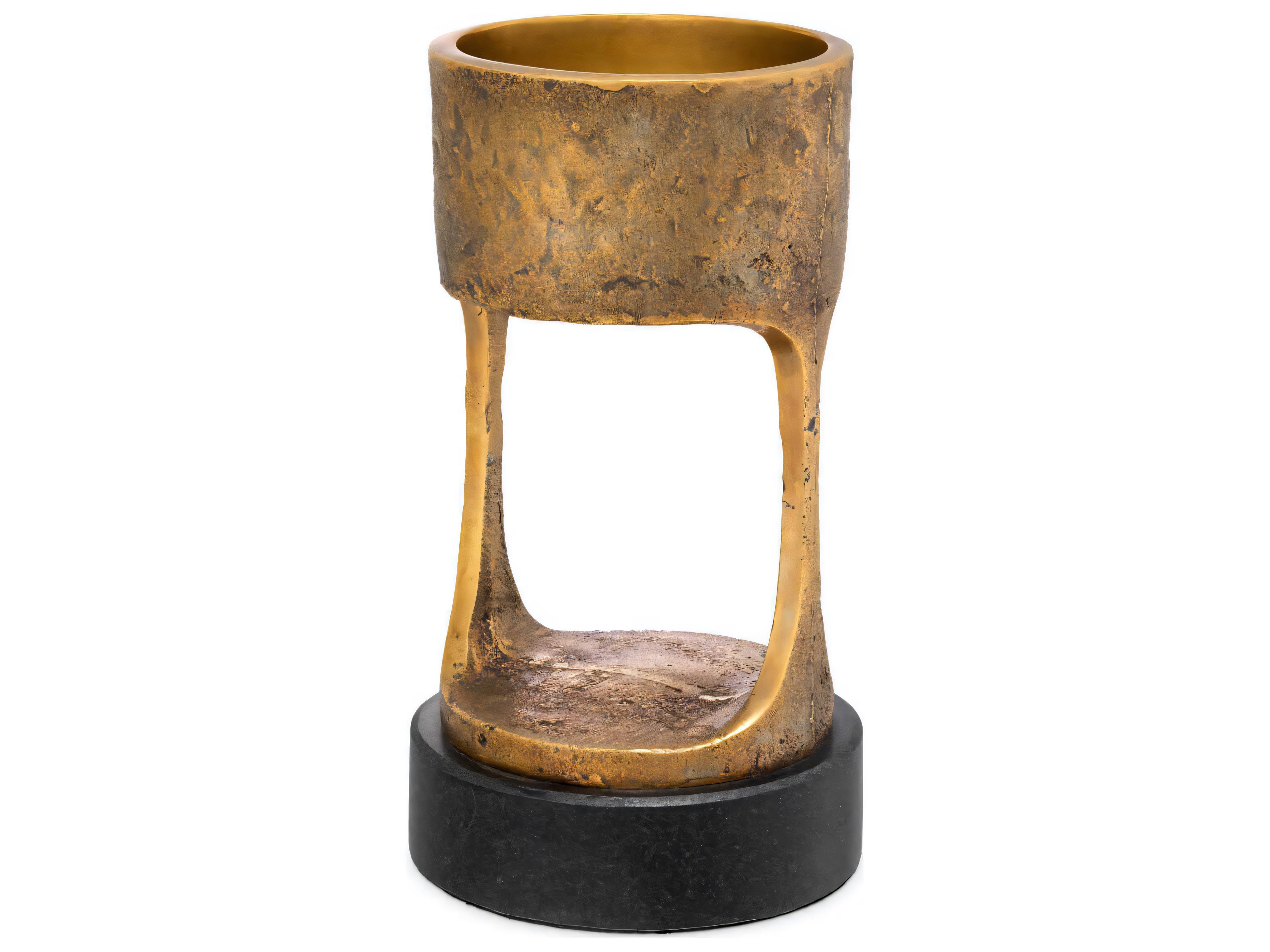 Eichholtz Bologna S Vintage Brass Candle Holder