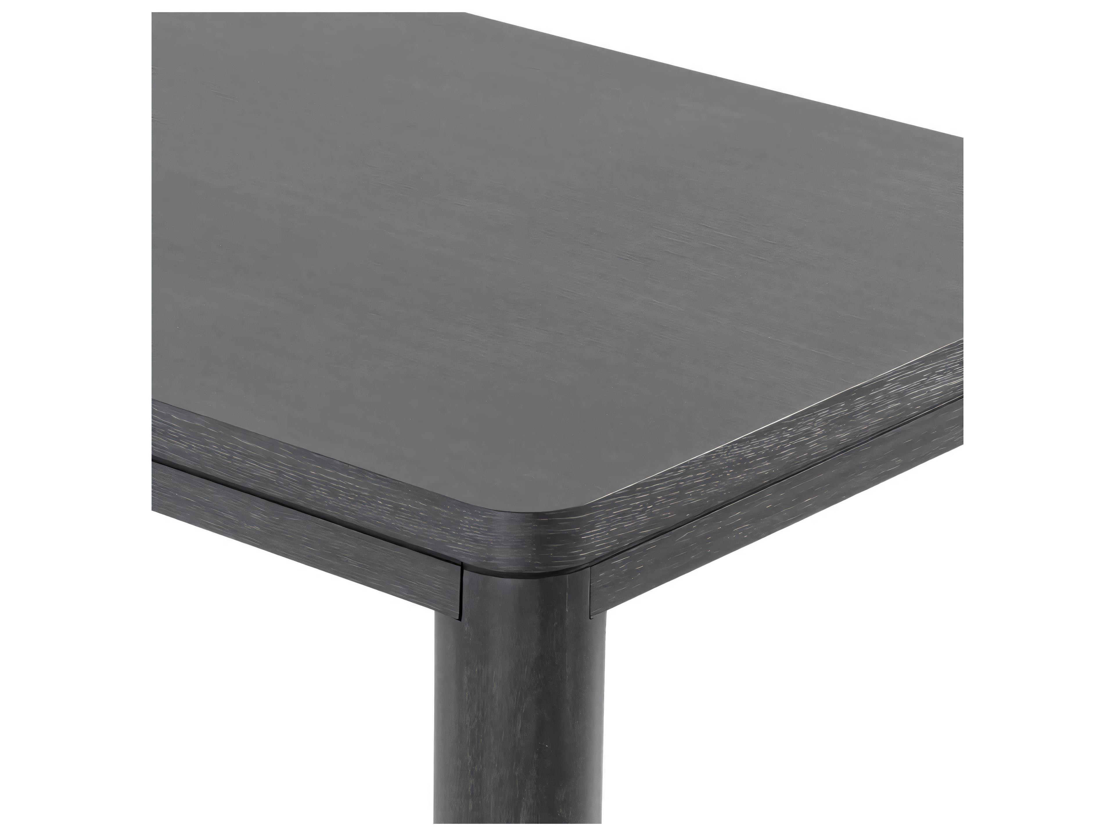 Eichholtz Atelier S Charcoal Grey Oak Veneer Dining Table