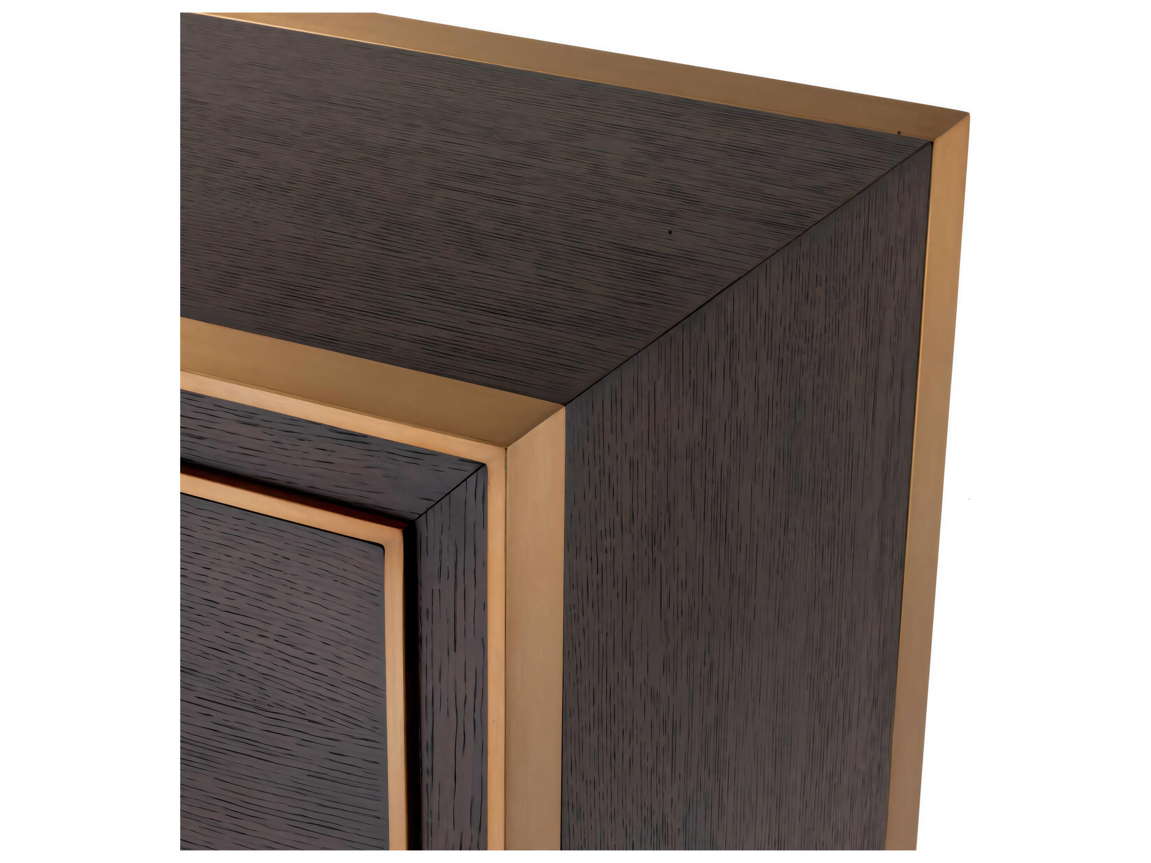 Eichholtz Camelot Brown Oak Veneer Nightstand
