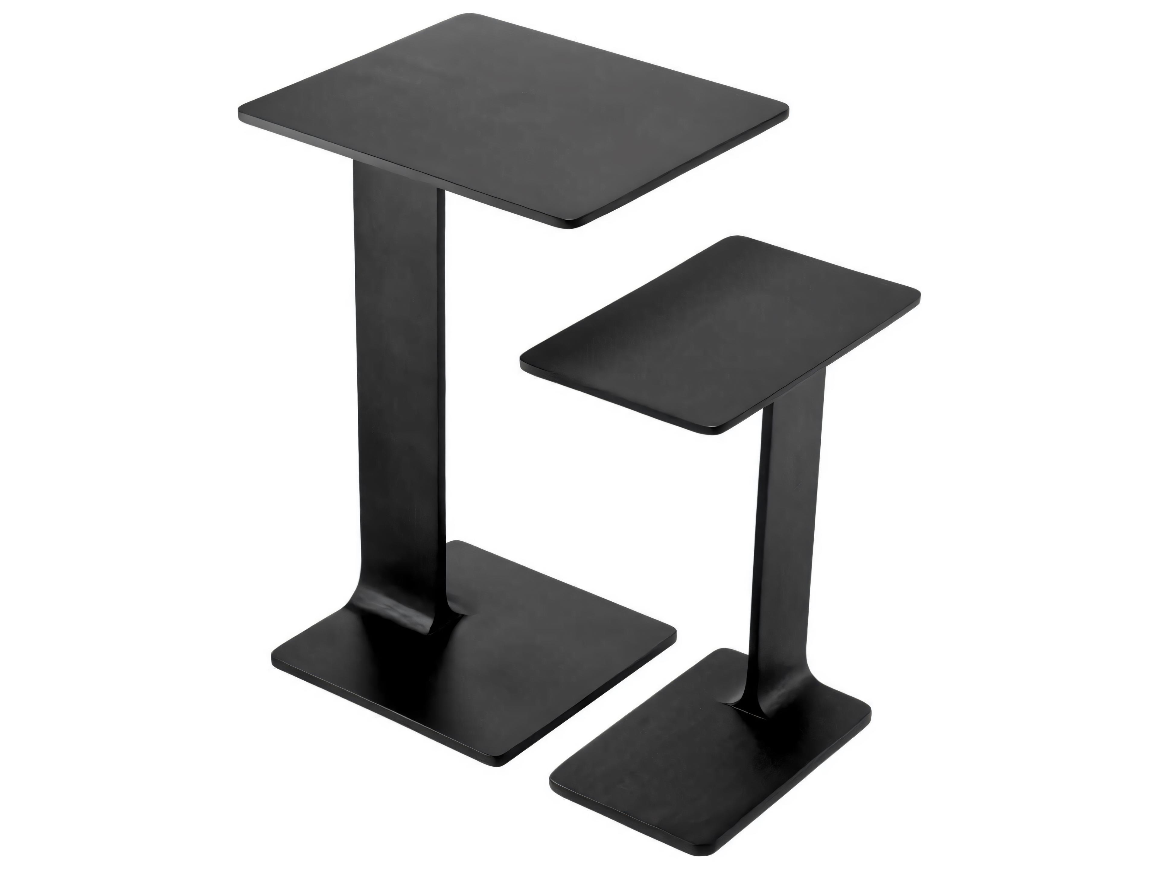 Eichholtz Smart Gunmetal Set of 2 Side Table