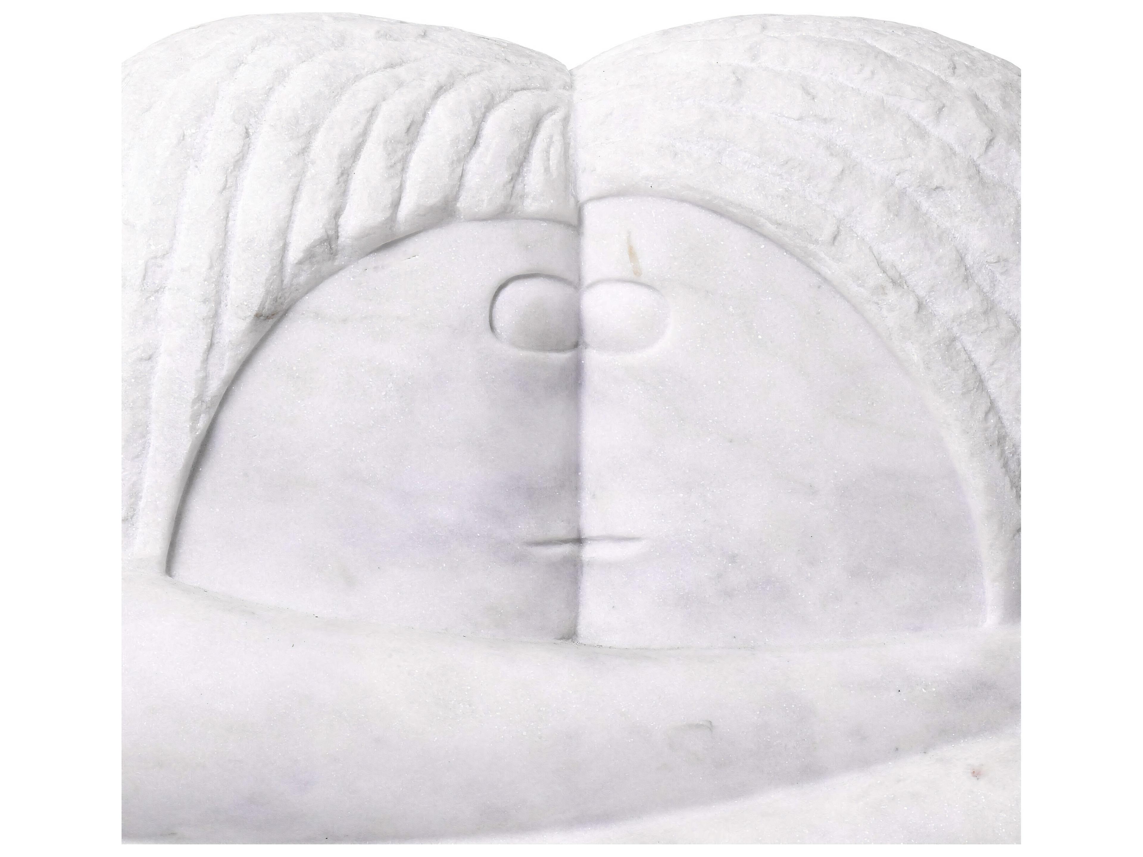 Eichholtz Love Couple White Marble Object