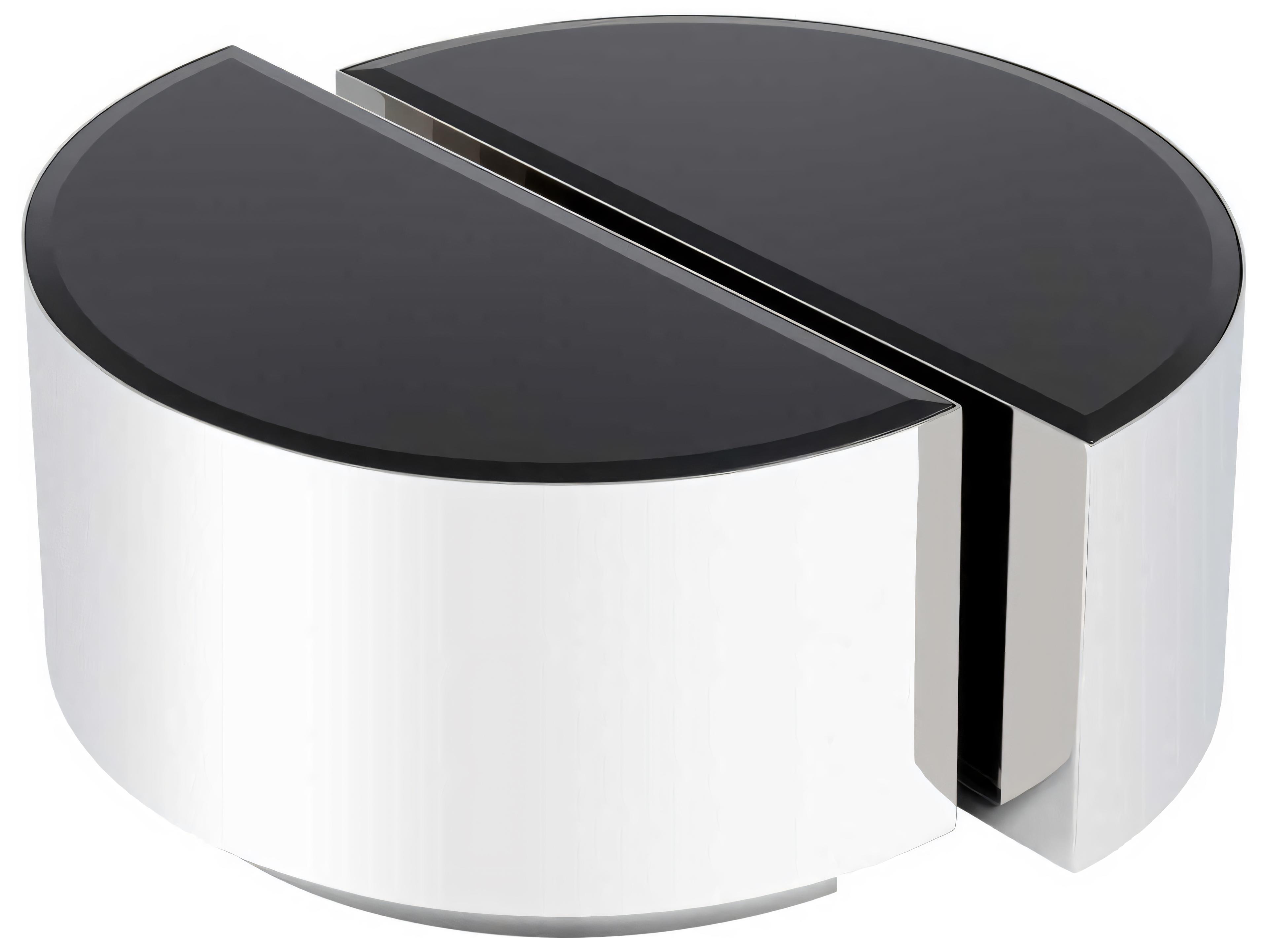 Eichholtz Astra Polished Ss Set of 2 Side Table