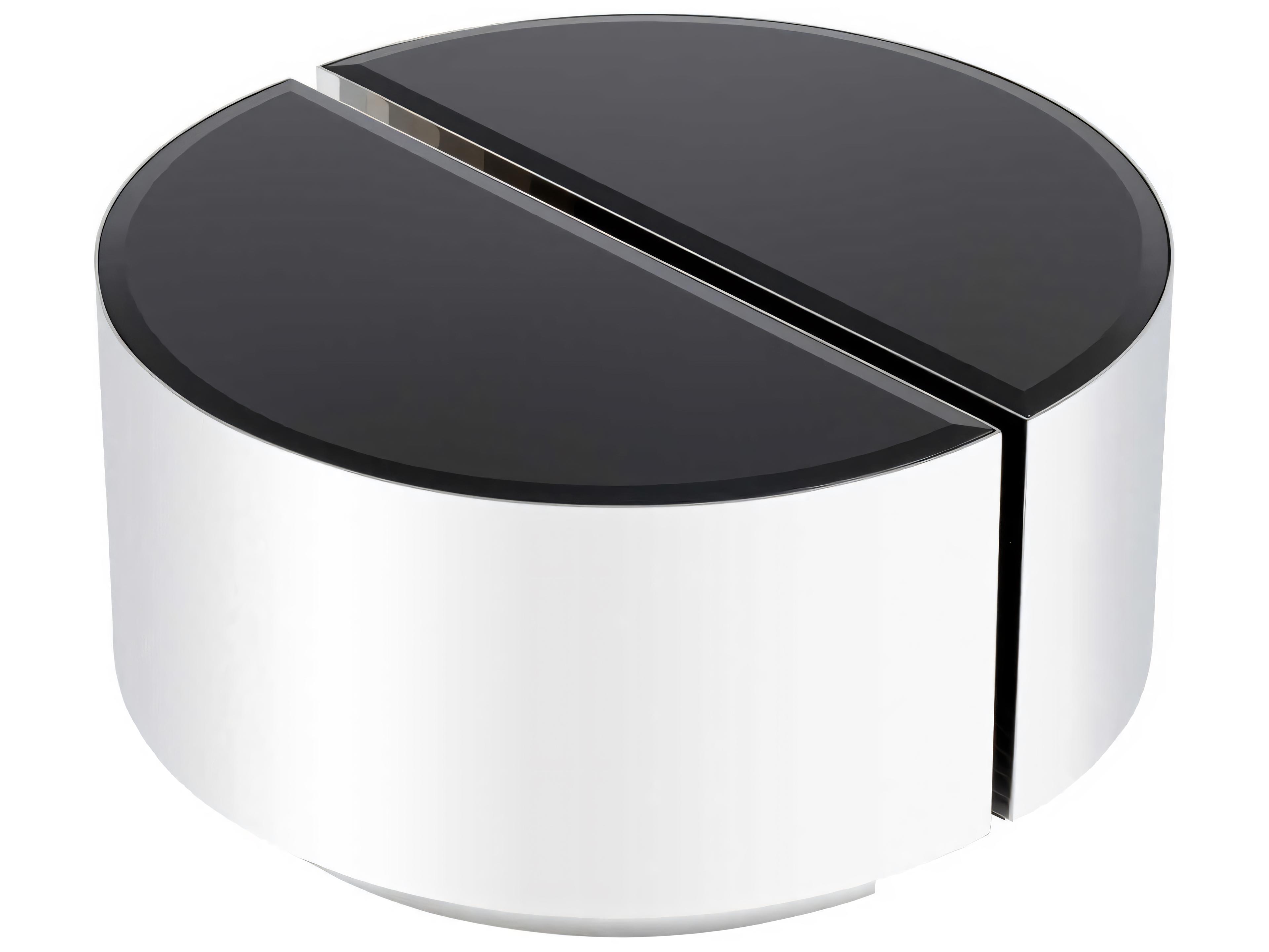 Eichholtz Astra Polished Ss Set of 2 Side Table