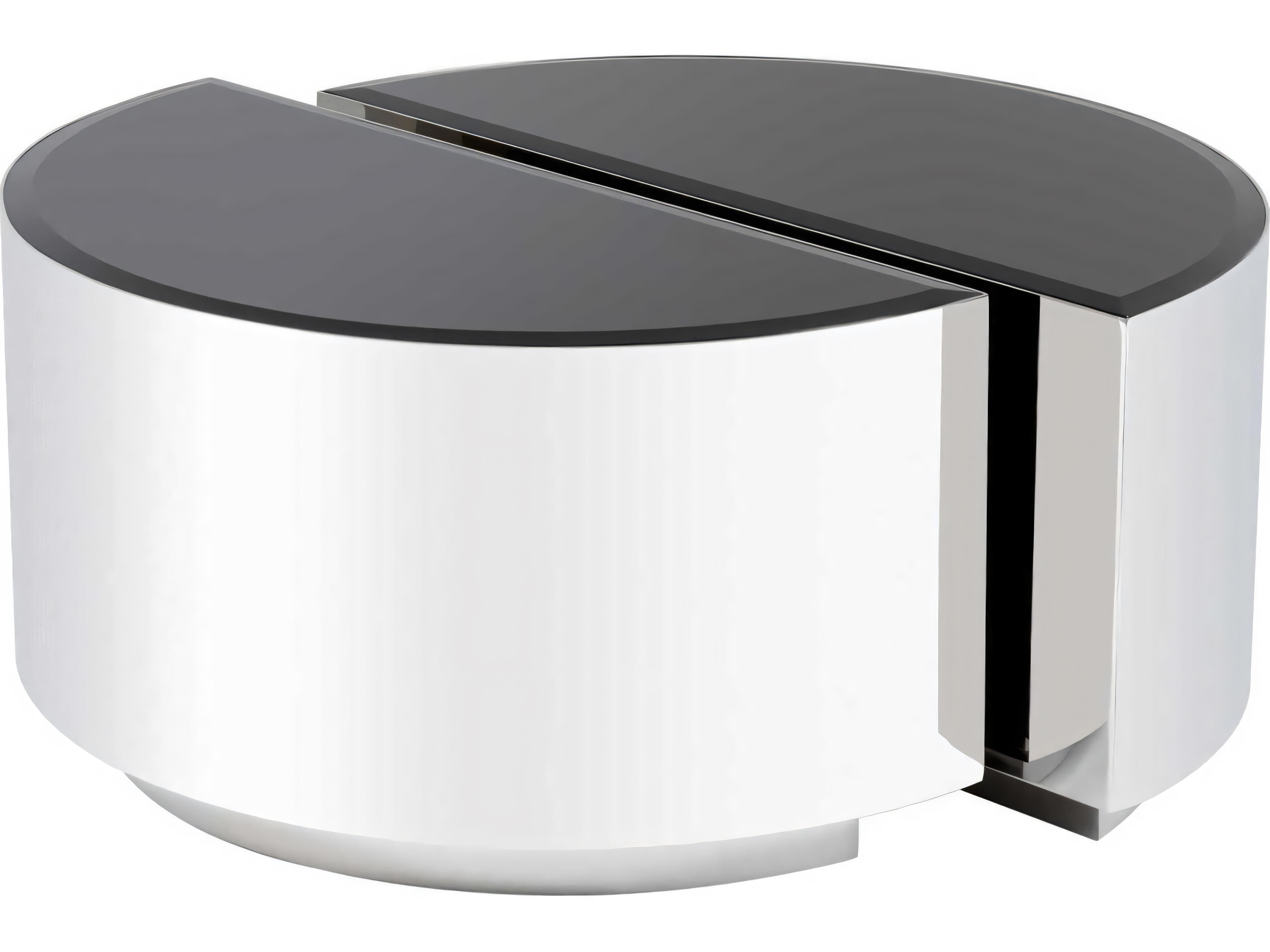 Eichholtz Astra Polished Ss Set of 2 Side Table