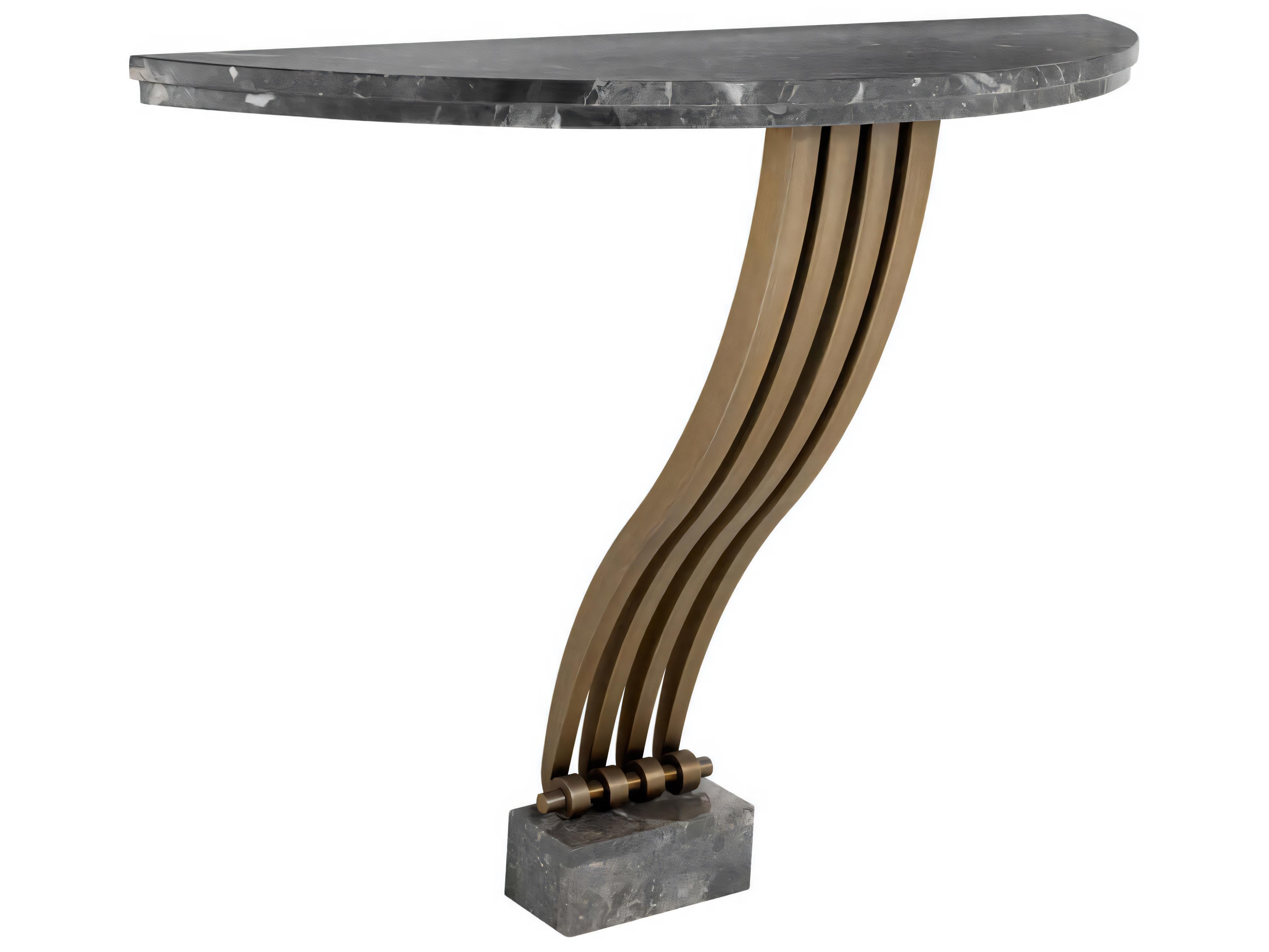 Eichholtz Renaissance Brushed Brass Console Table