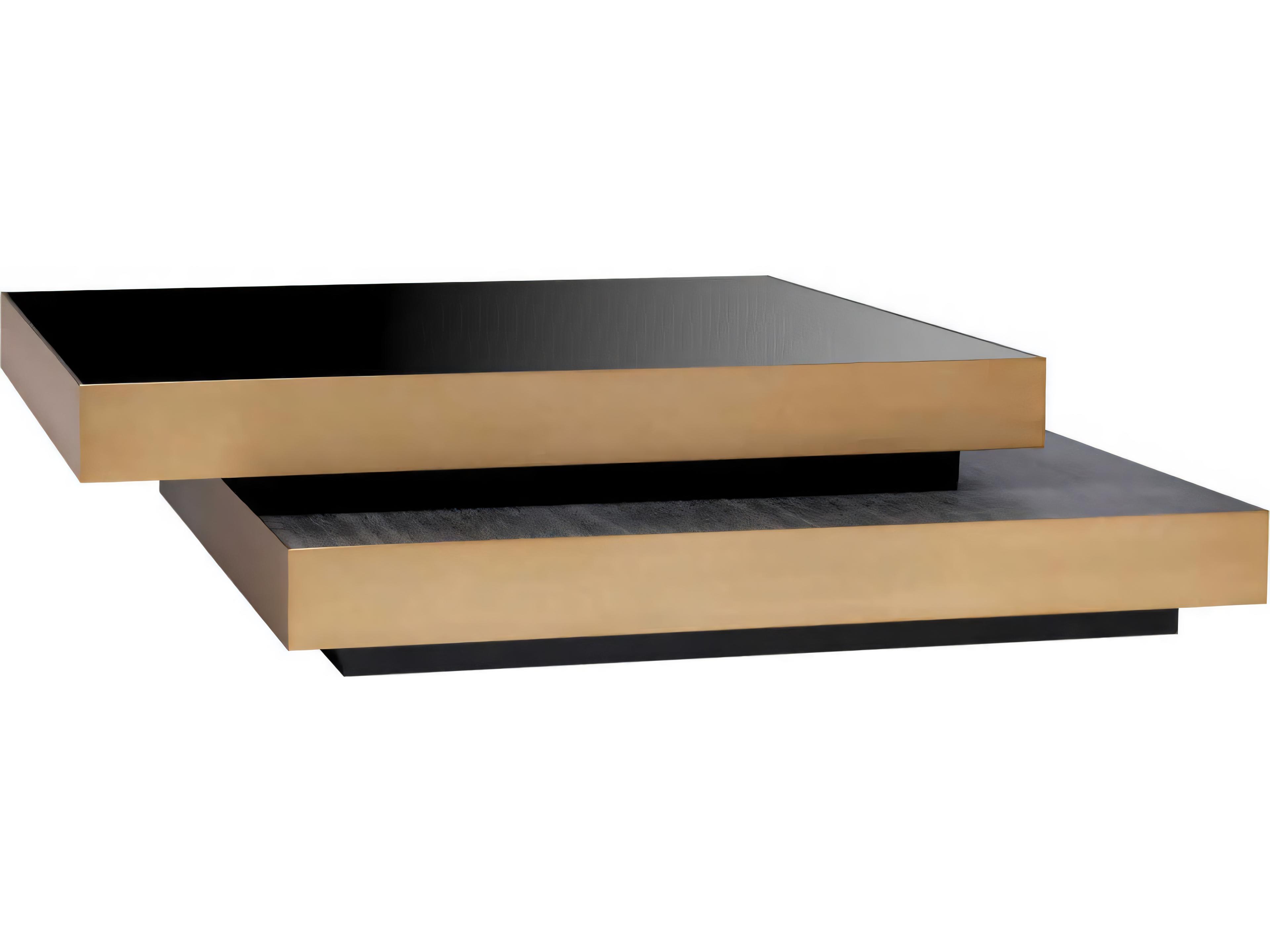 Eichholtz Shelton Brushed Brass Coffee Table
