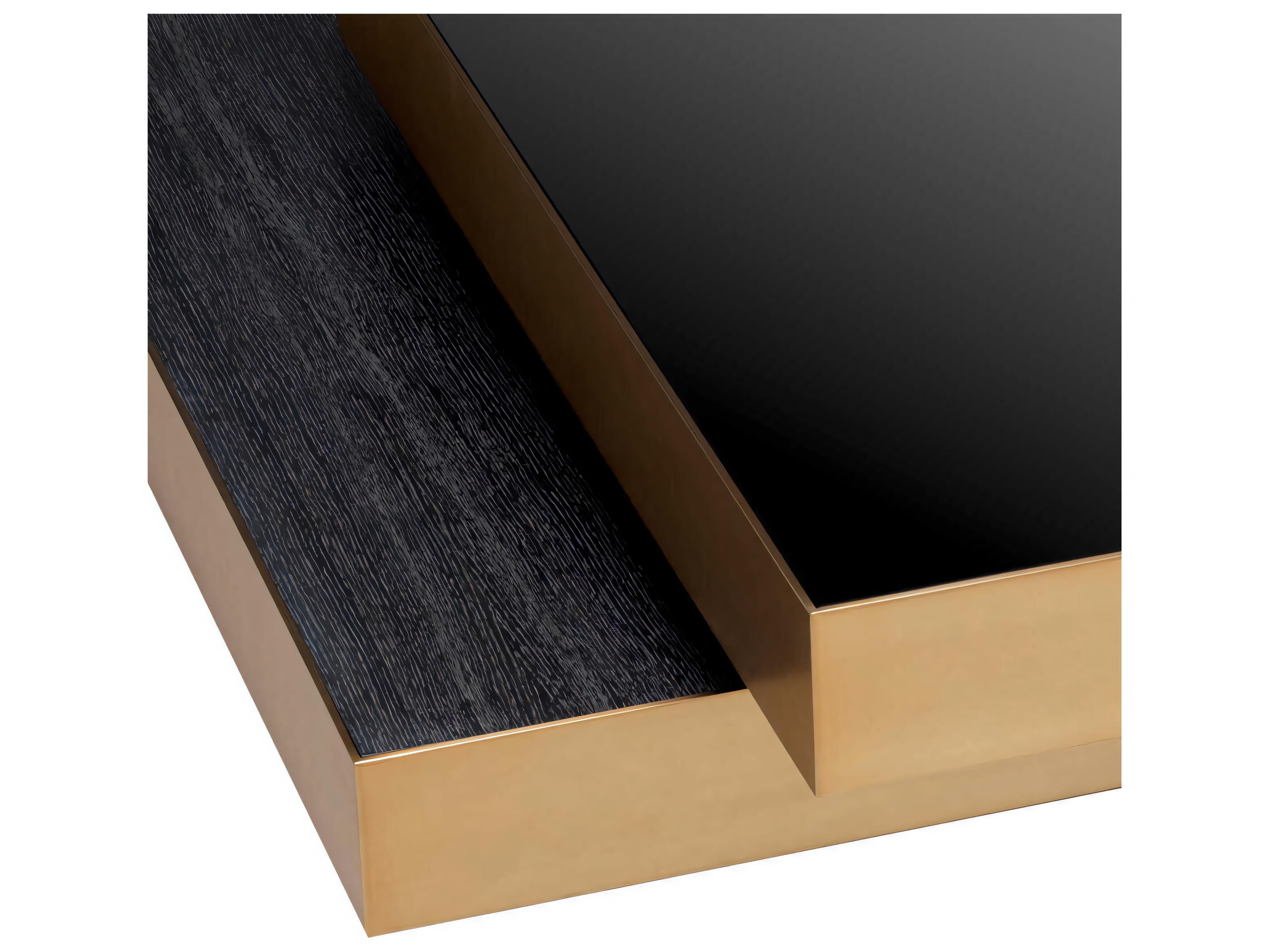 Eichholtz Shelton Brushed Brass Coffee Table