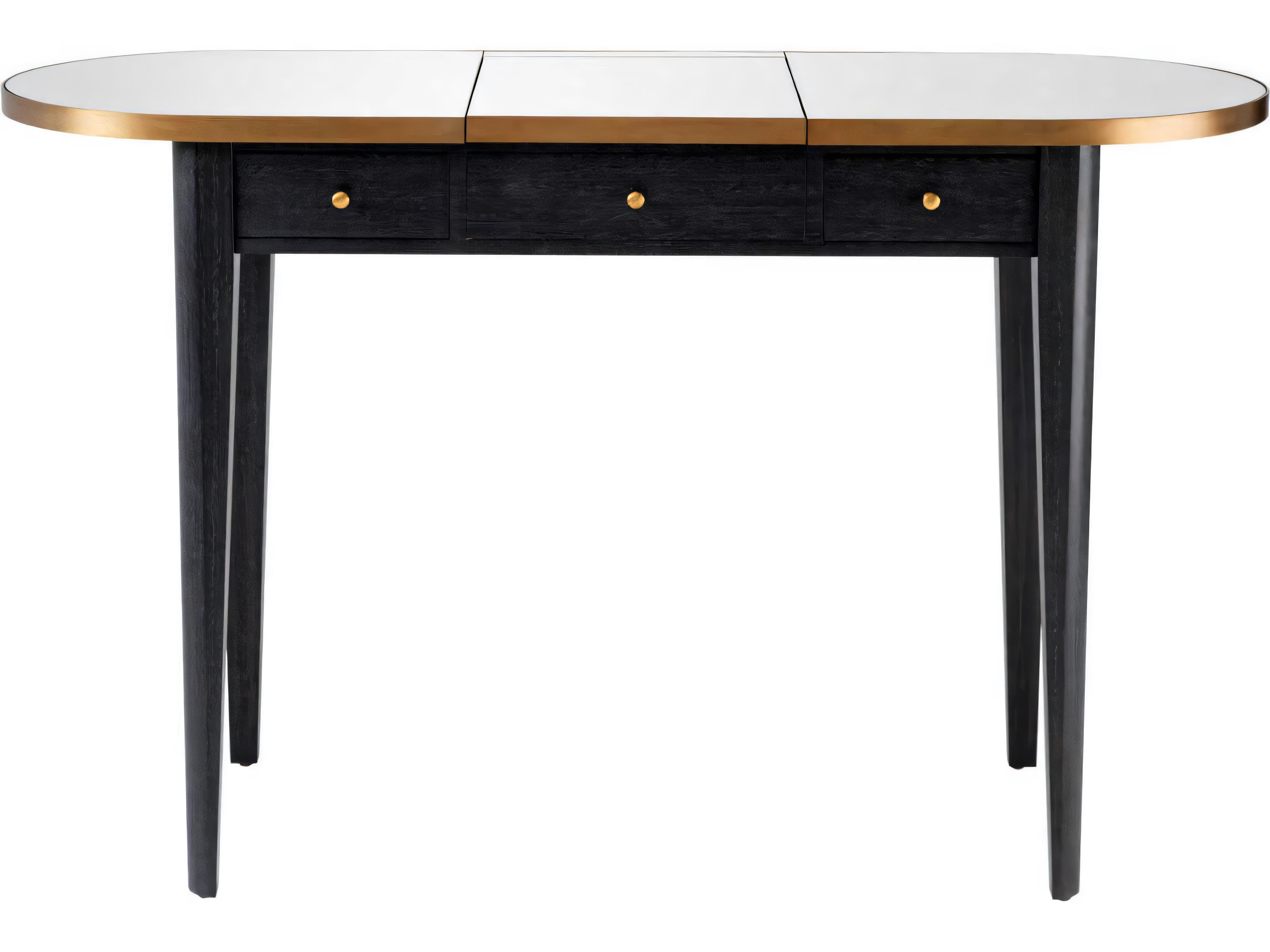 Eichholtz Toulouse Charcoal Grey Oak Veneer Dressing Table