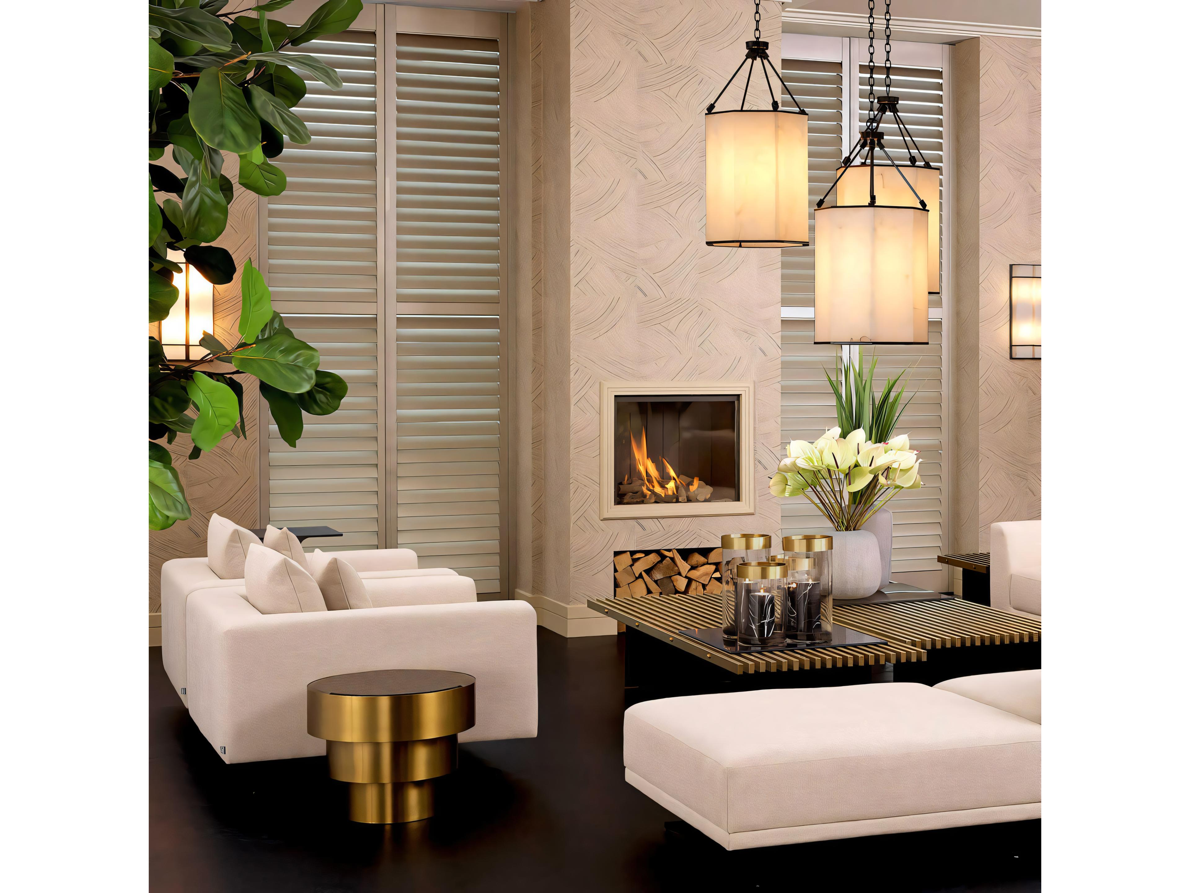 Eichholtz Sinclair Brushed Brass Side Table