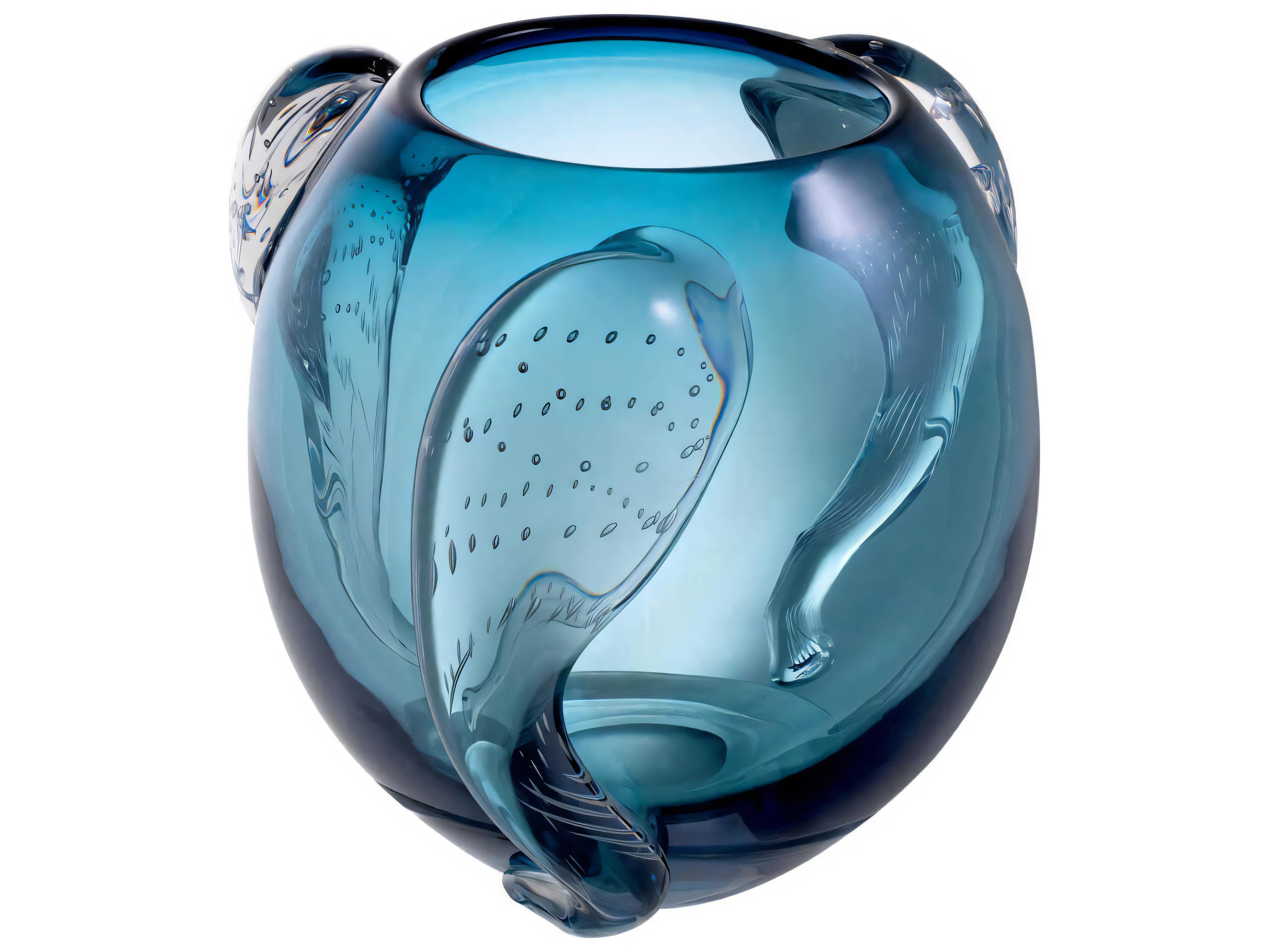 Eichholtz Sianluca L Blue Vase