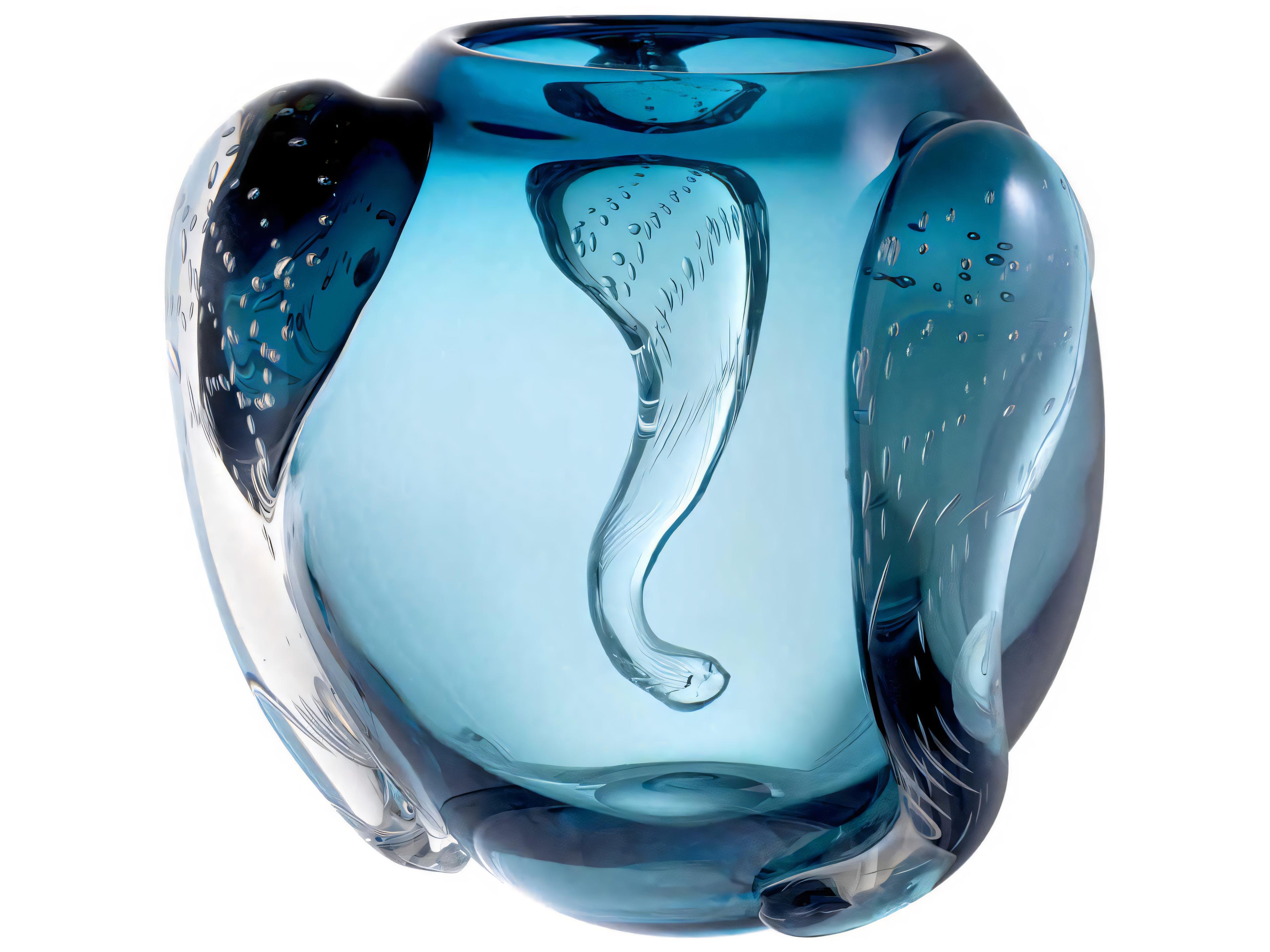 Eichholtz Sianluca L Blue Vase