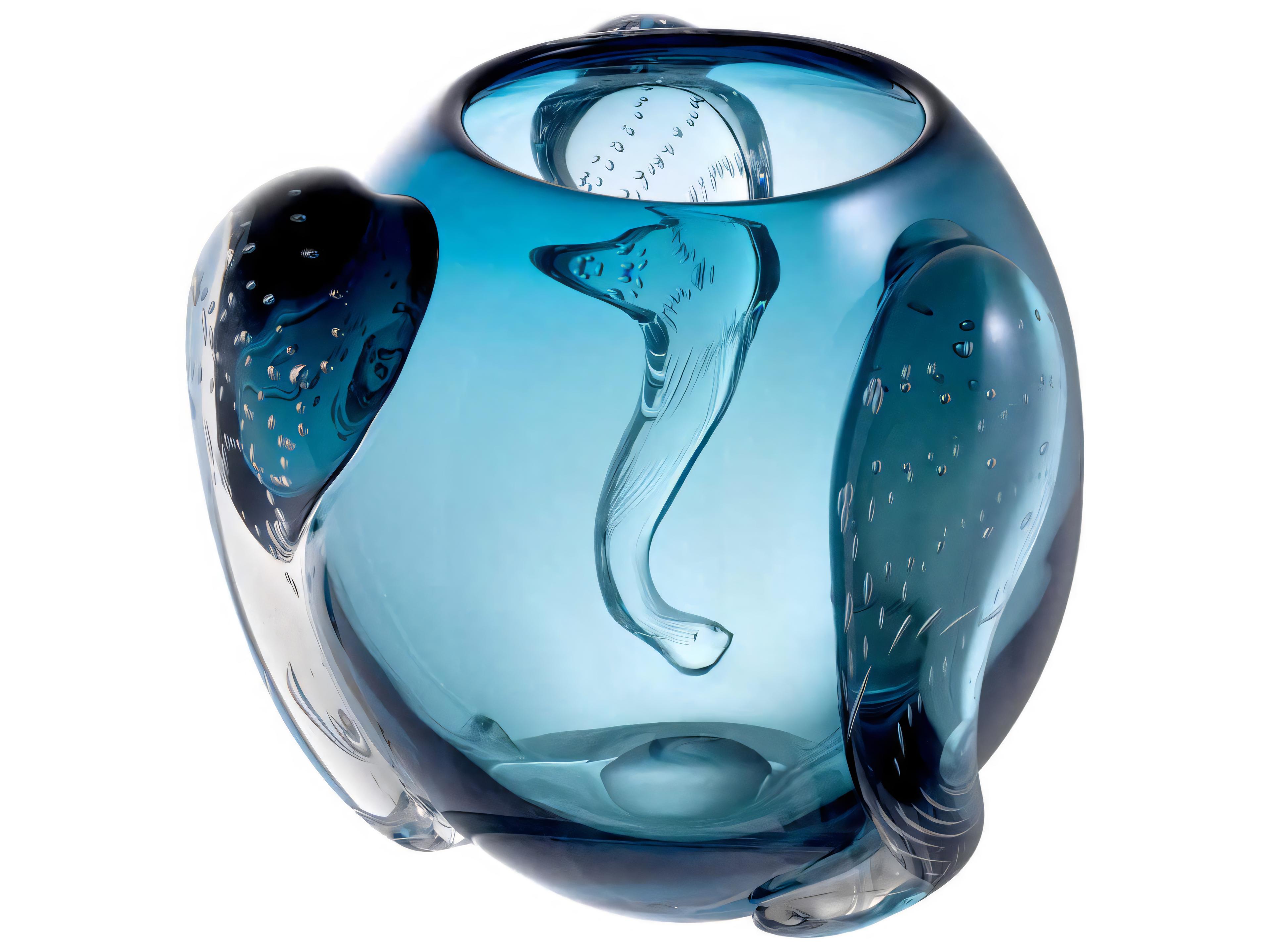 Eichholtz Sianluca L Blue Vase