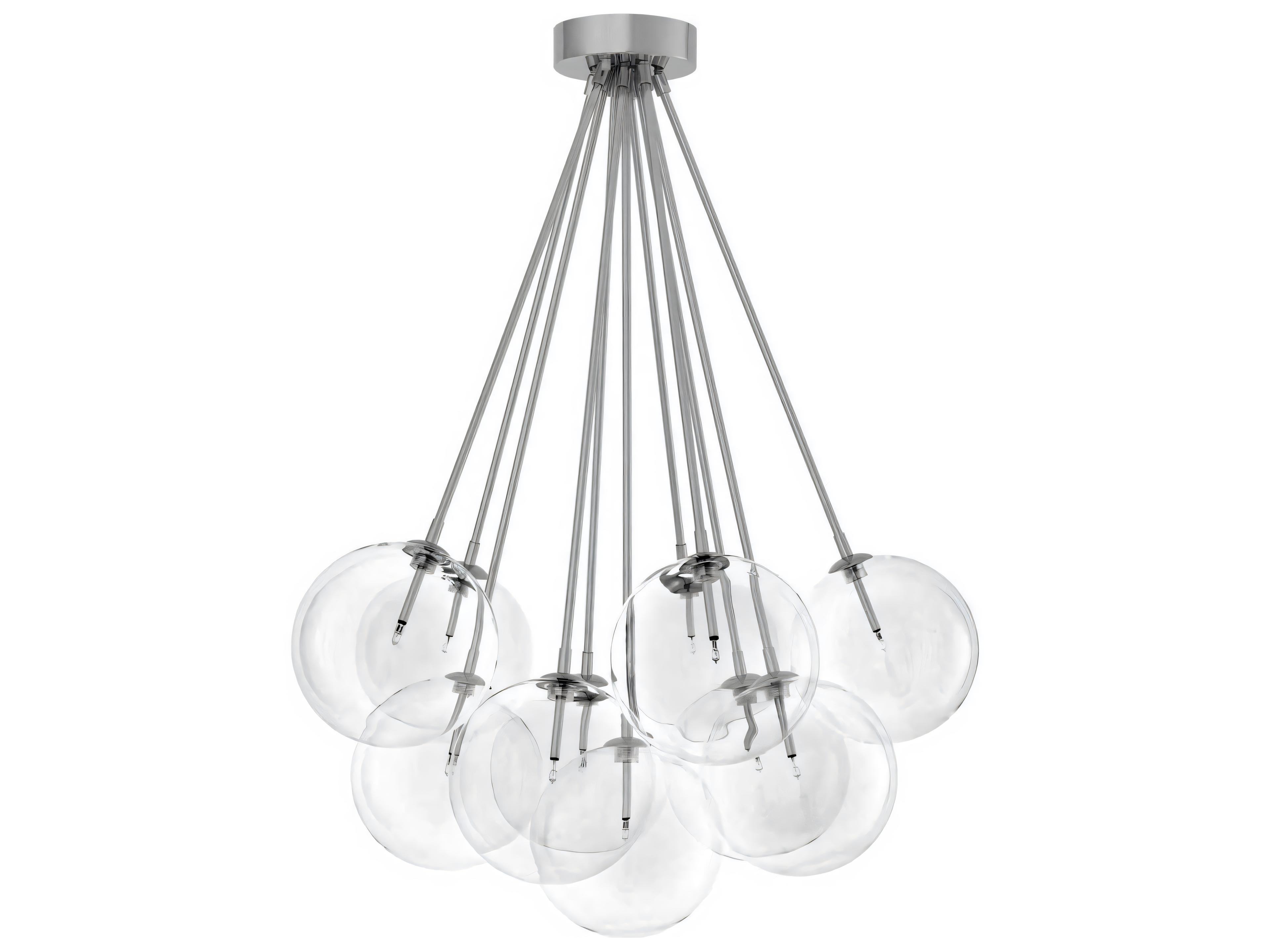 Eichholtz Molecule Nickel Ceiling Lamp