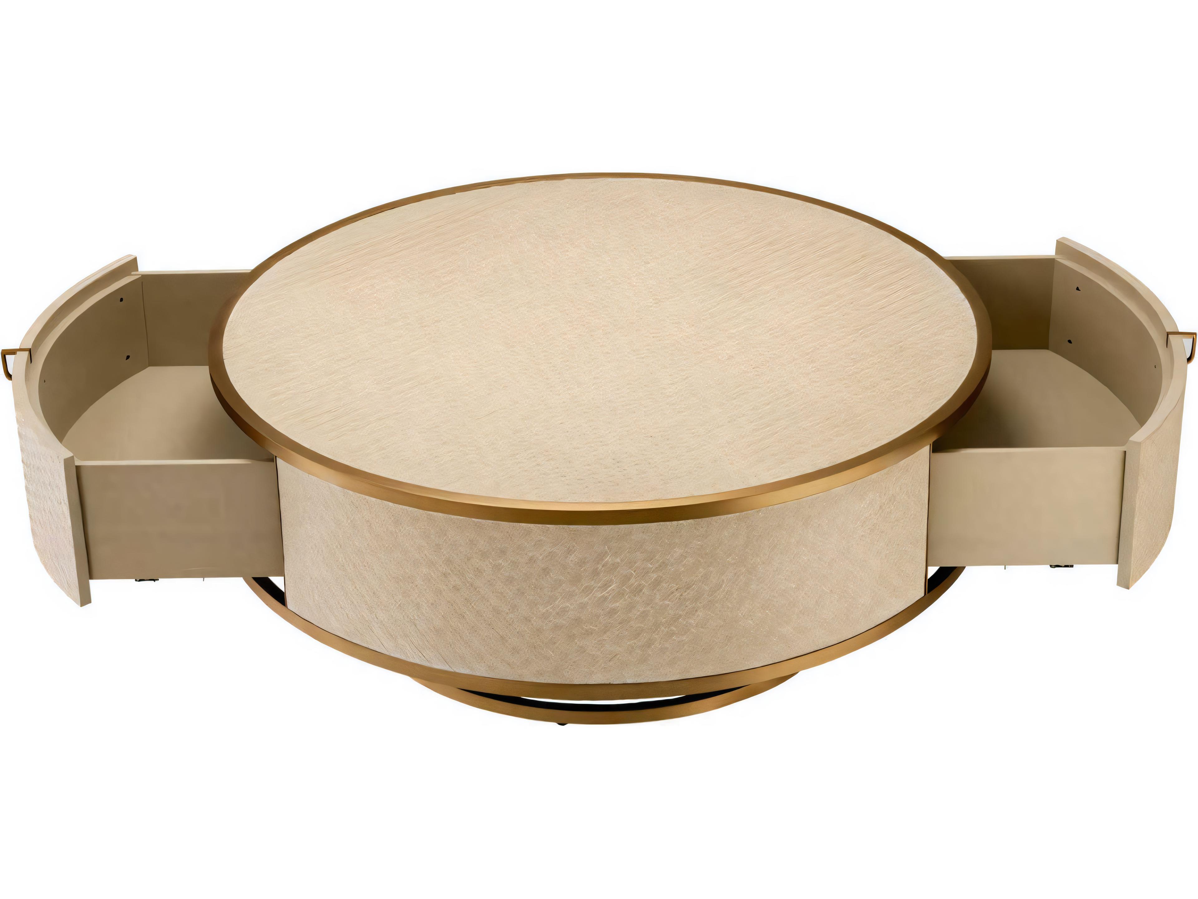 Eichholtz Napa Valley Woven Washed Oak Veneer Coffee Table