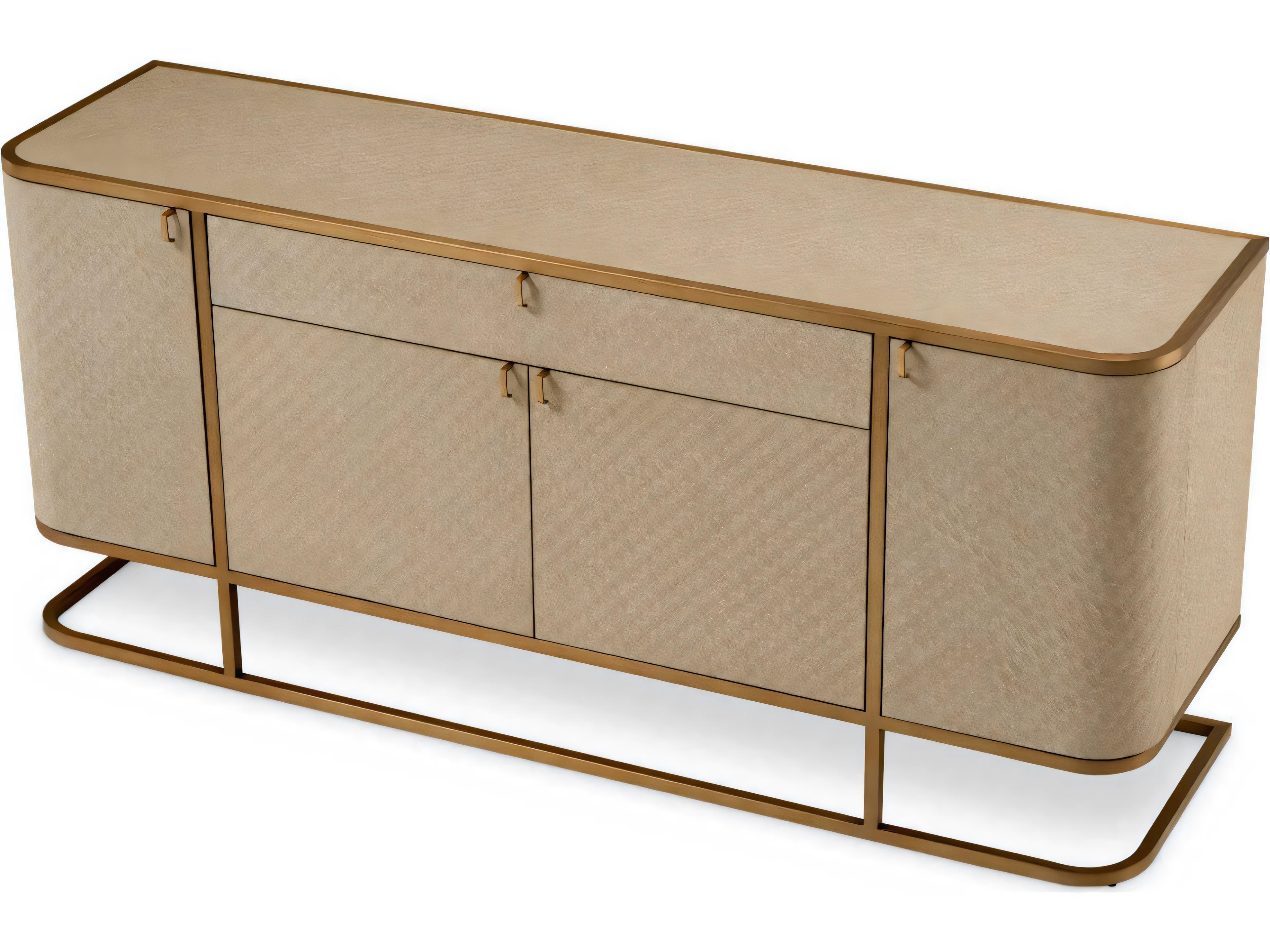 Eichholtz Napa Valley Woven Washed Oak Veneer Dresser