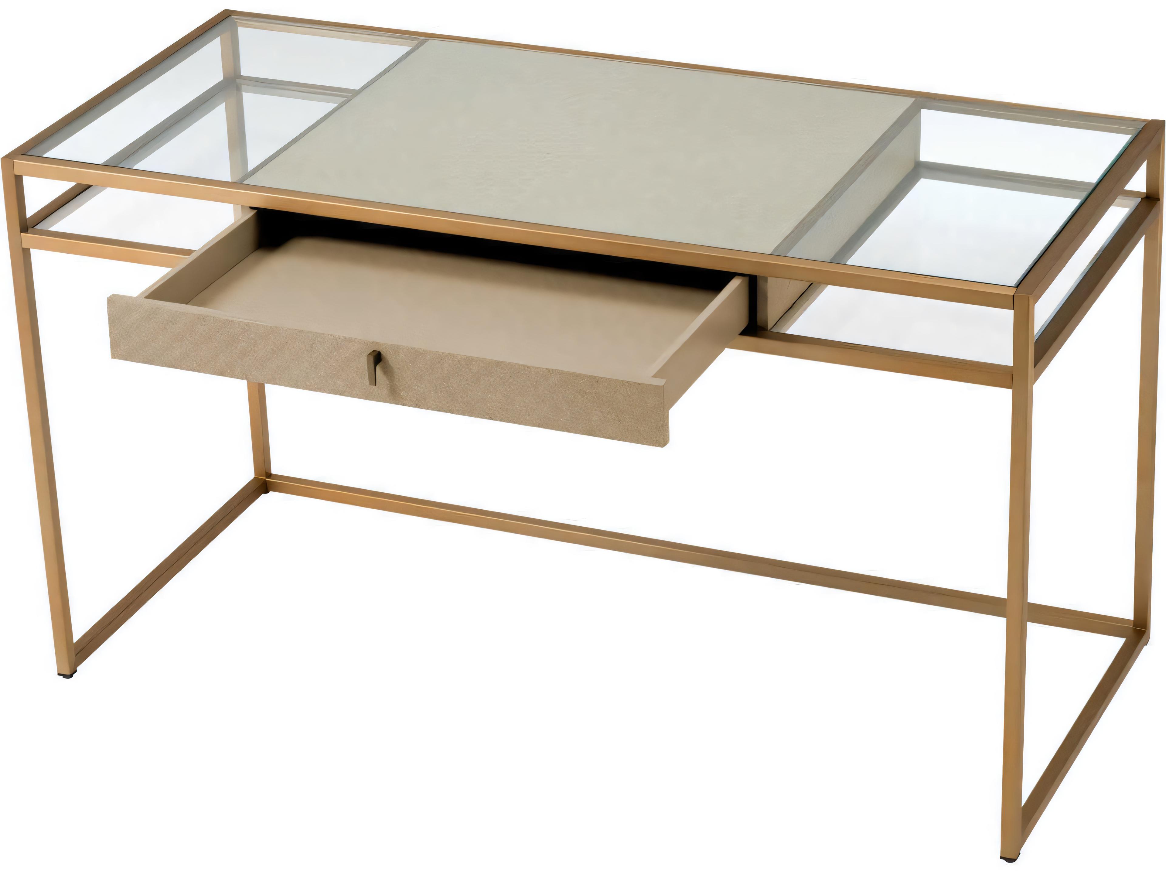 Eichholtz Napa Valley Woven Washed Oak Veneer Desk