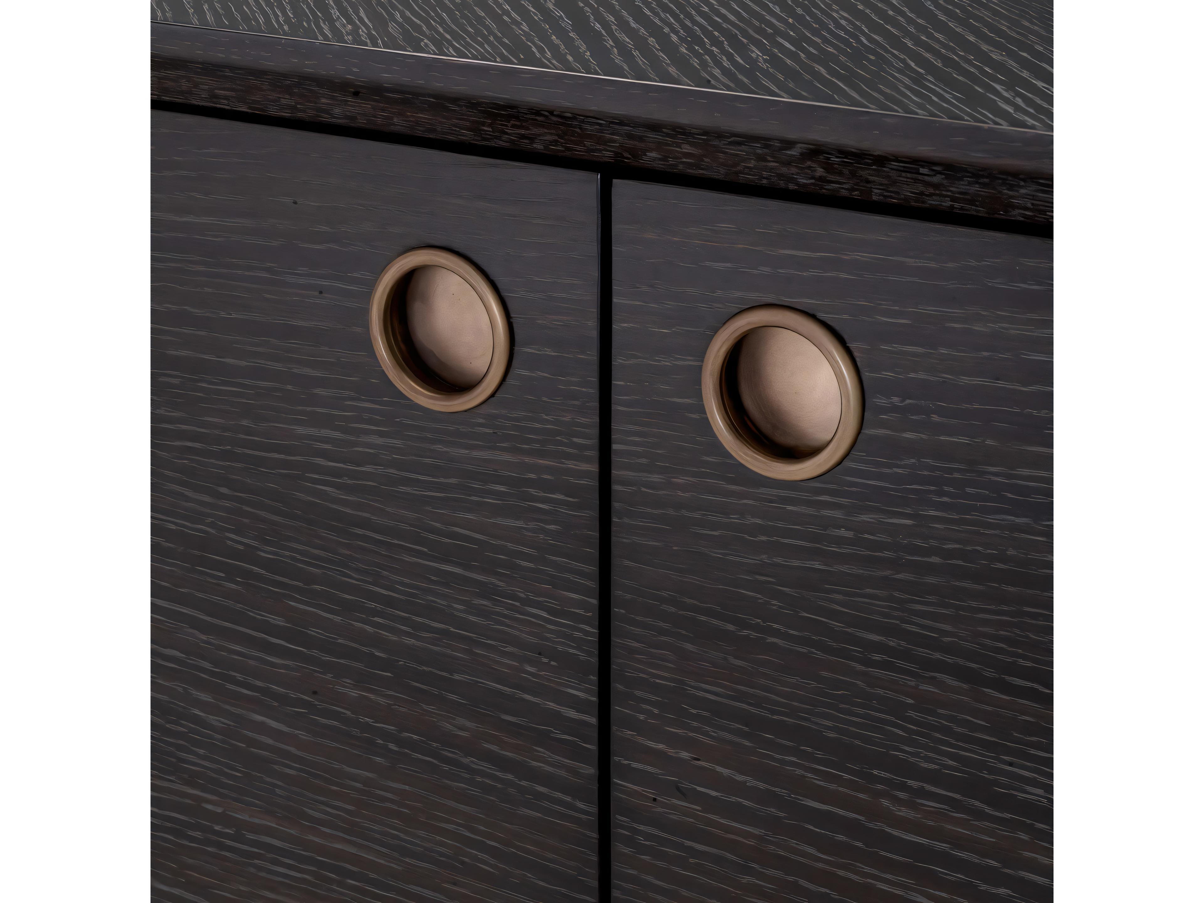 Eichholtz Premier Charcoal Grey Oak Veneer Dresser