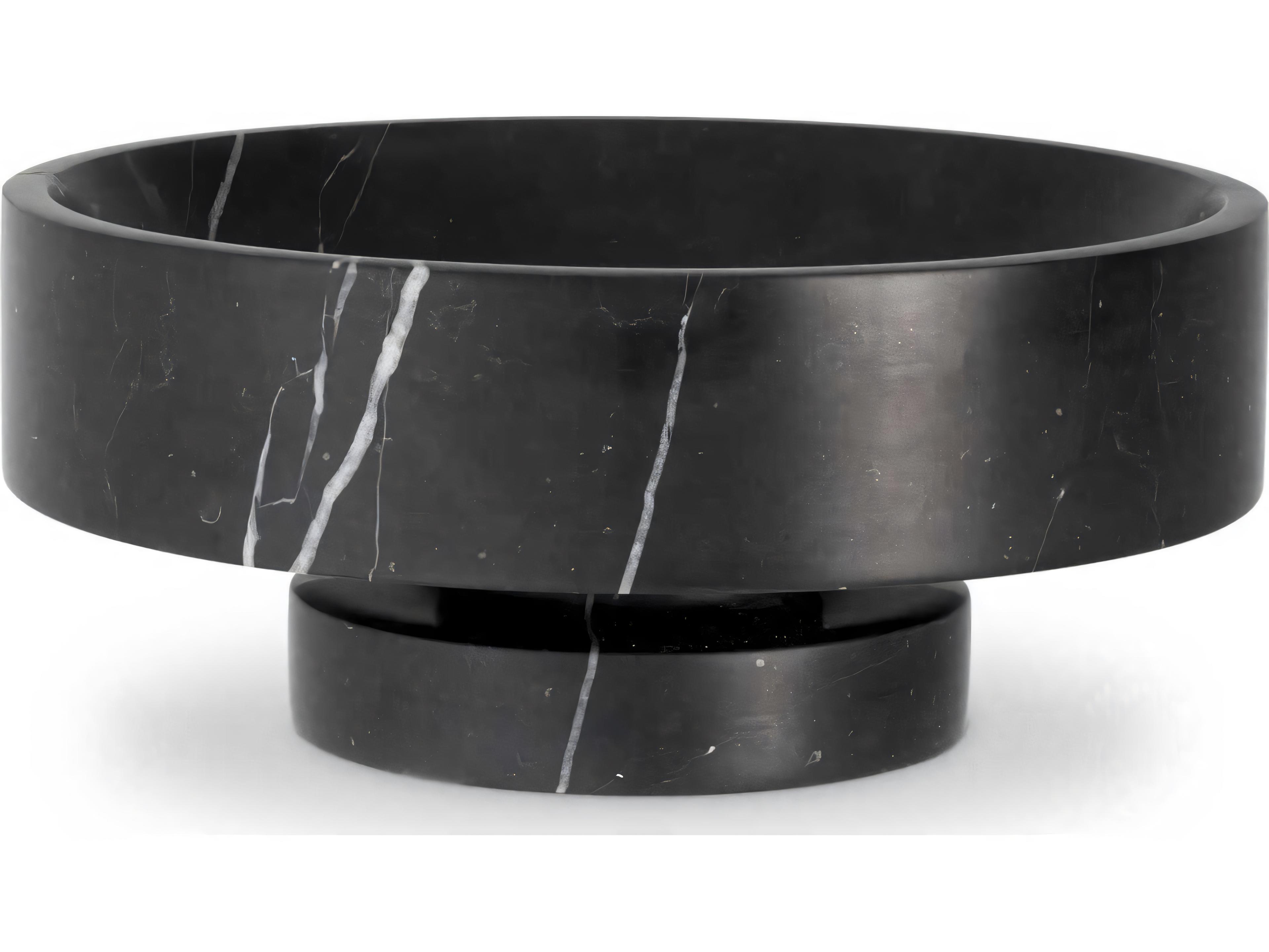 Eichholtz Santiago Black Marble Bowl