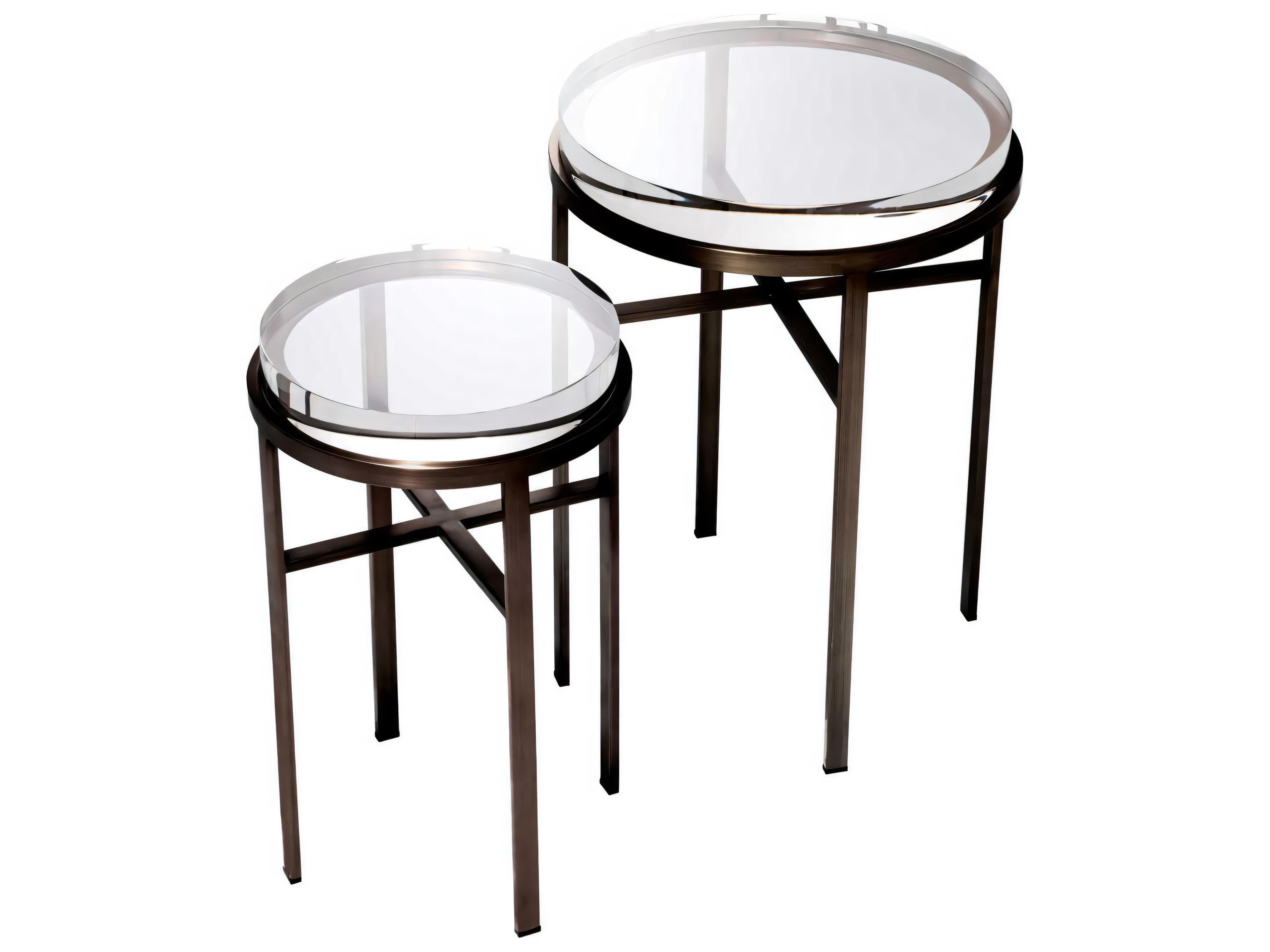 Eichholtz Hoxton Bronze Set of 2 Side Table