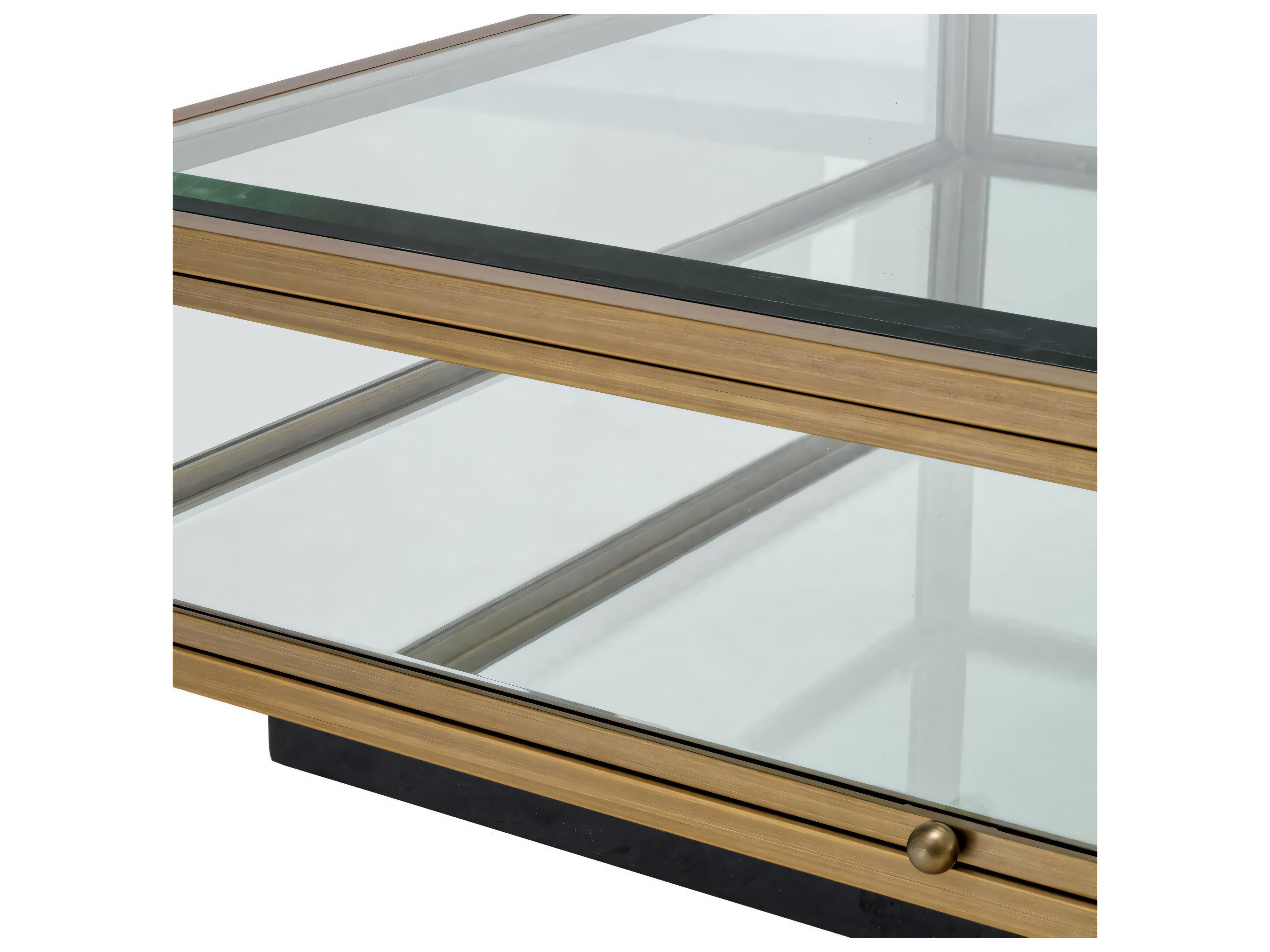 Eichholtz Ryan Brushed Brass Coffee Table