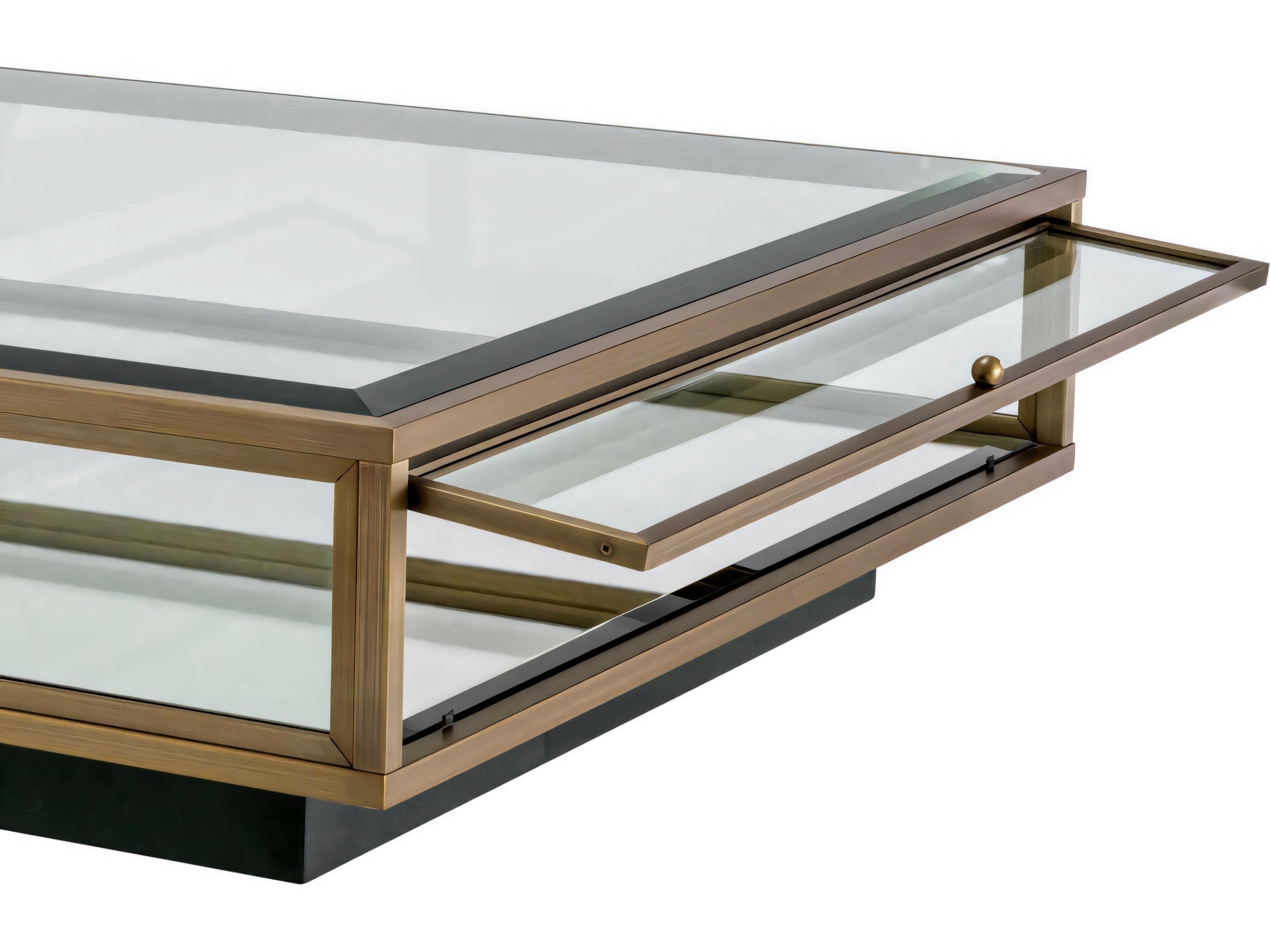 Eichholtz Ryan Brushed Brass Coffee Table