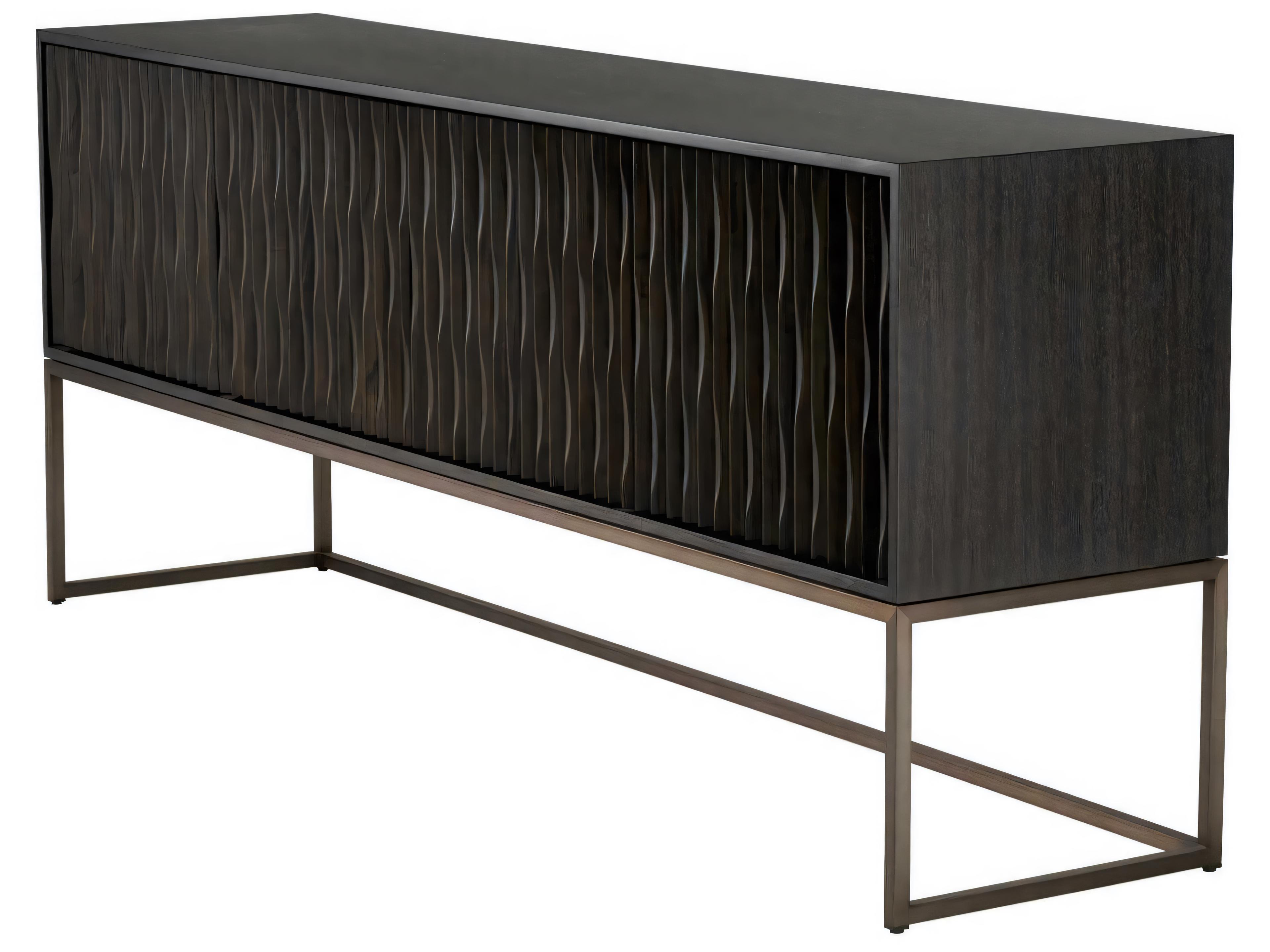 Eichholtz Brayden Charcoal Grey Oak Veneer Dresser
