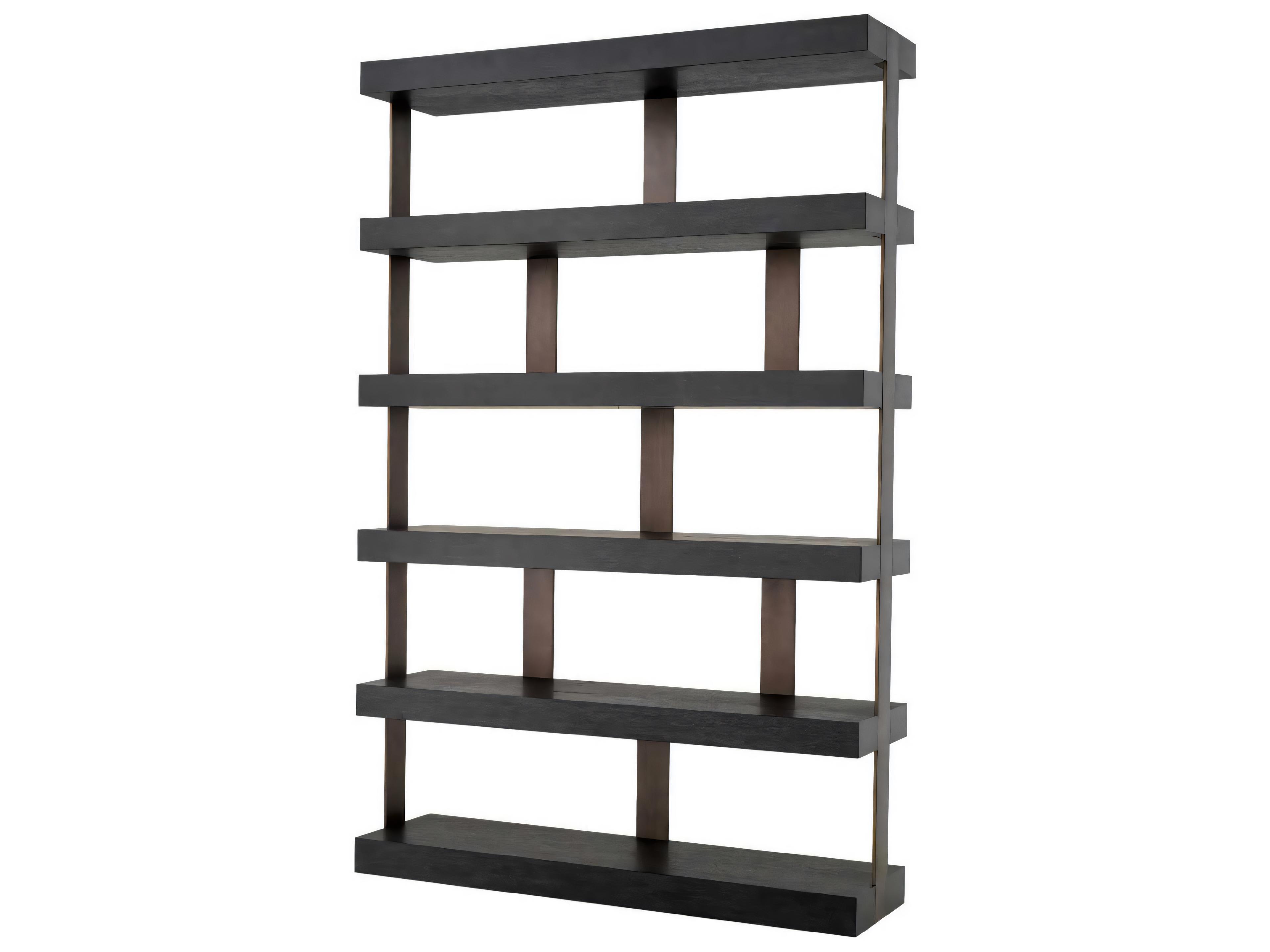 Eichholtz Dalmar Charcoal Grey Oak Veneer Cabinet