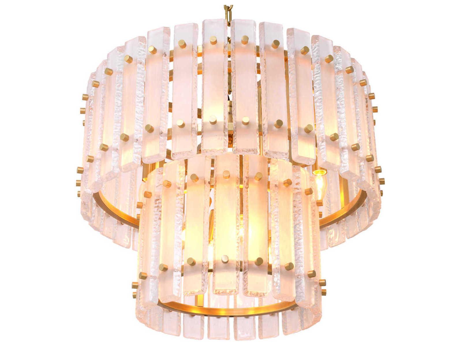 Eichholtz Blason Antique Brass Chandelier