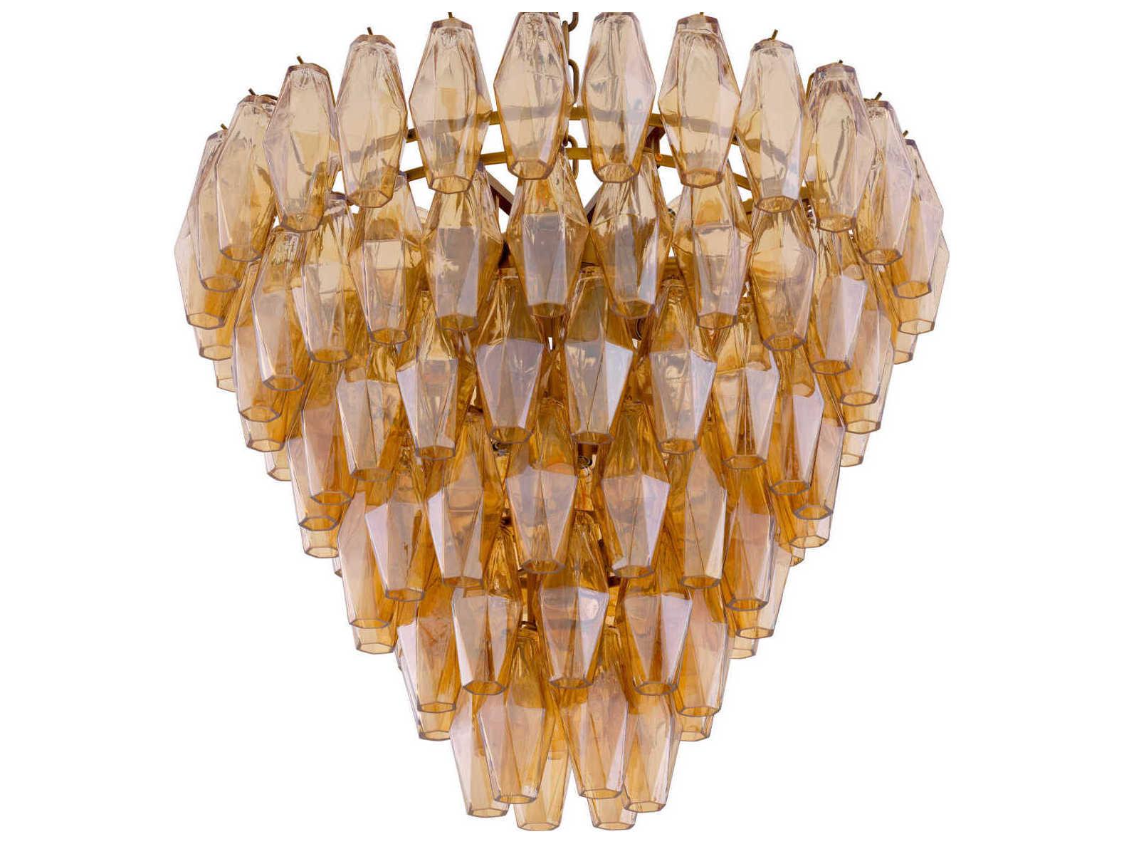 Eichholtz Benini S Antique Brass Chandelier