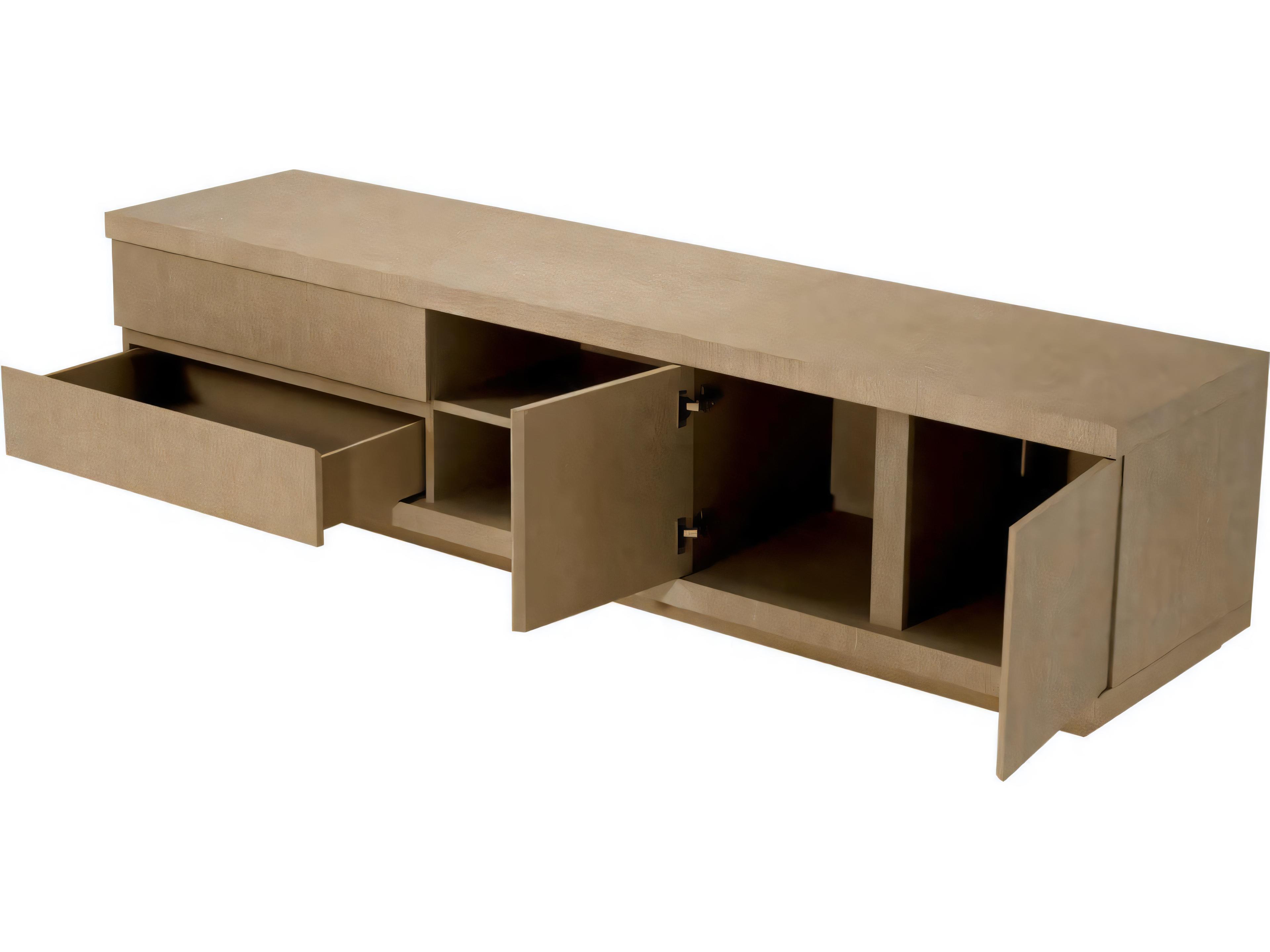 Eichholtz Crosby Washed Oak Veneer Tv Cabinet