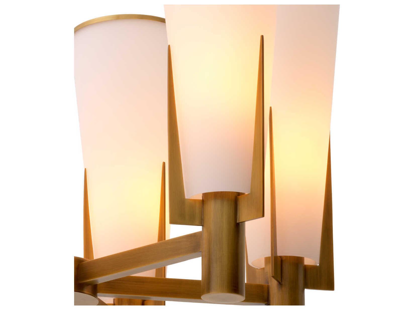 Eichholtz Dino Antique Brass Chandelier