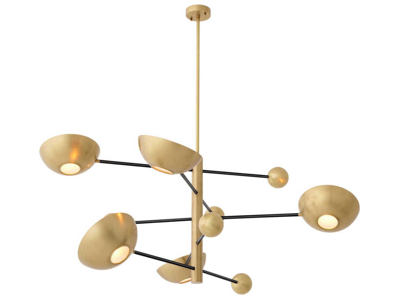 Eichholtz Salinas Antique Brass Chandelier