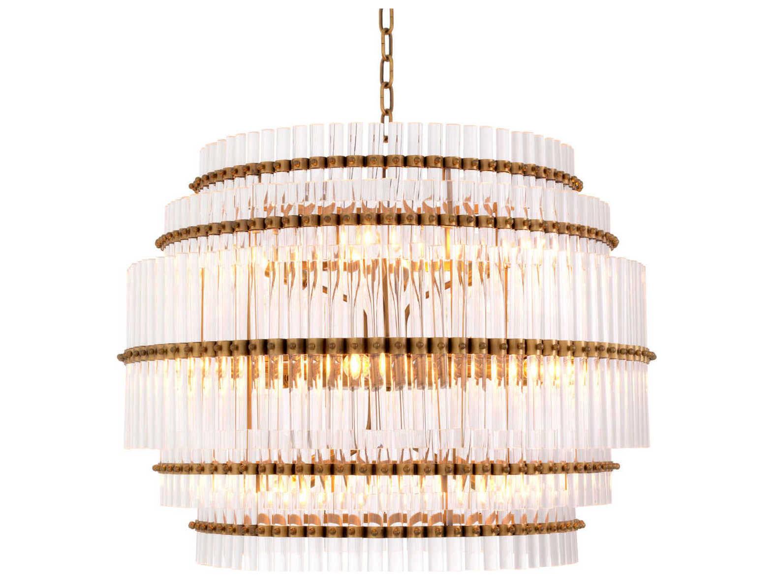 Eichholtz Scottsdale Antique Brass Chandelier