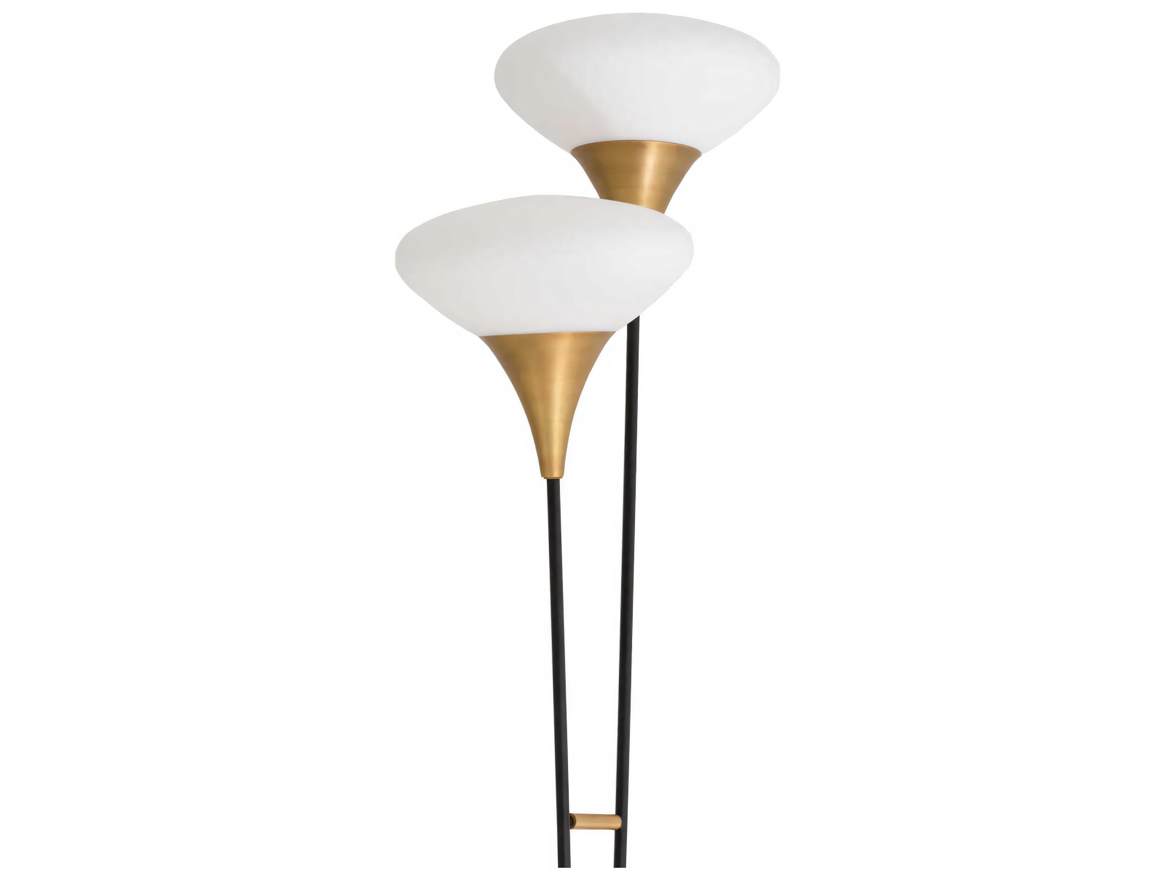 Eichholtz Duco Antique Brass Floor Lamp