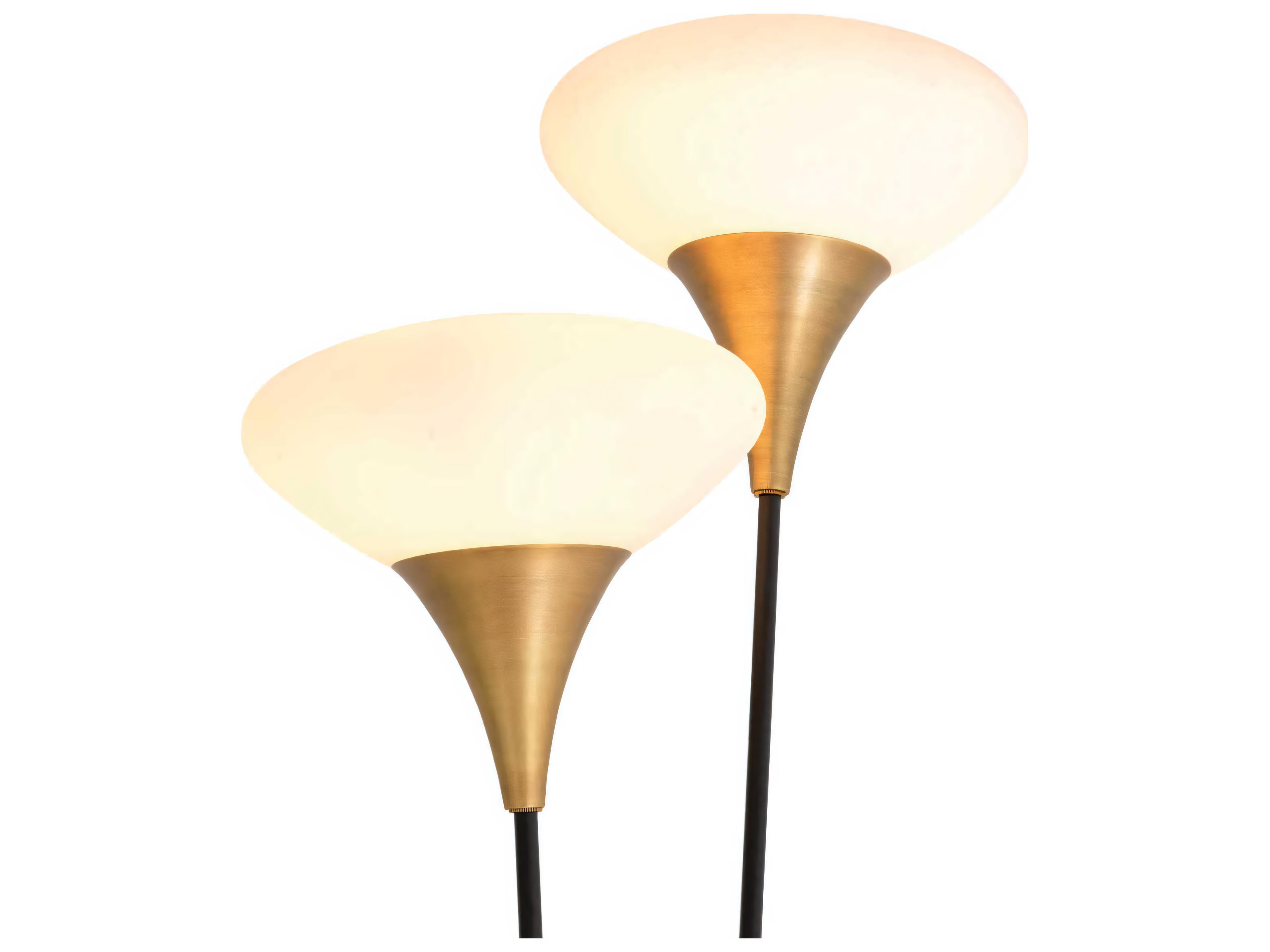 Eichholtz Duco Antique Brass Floor Lamp