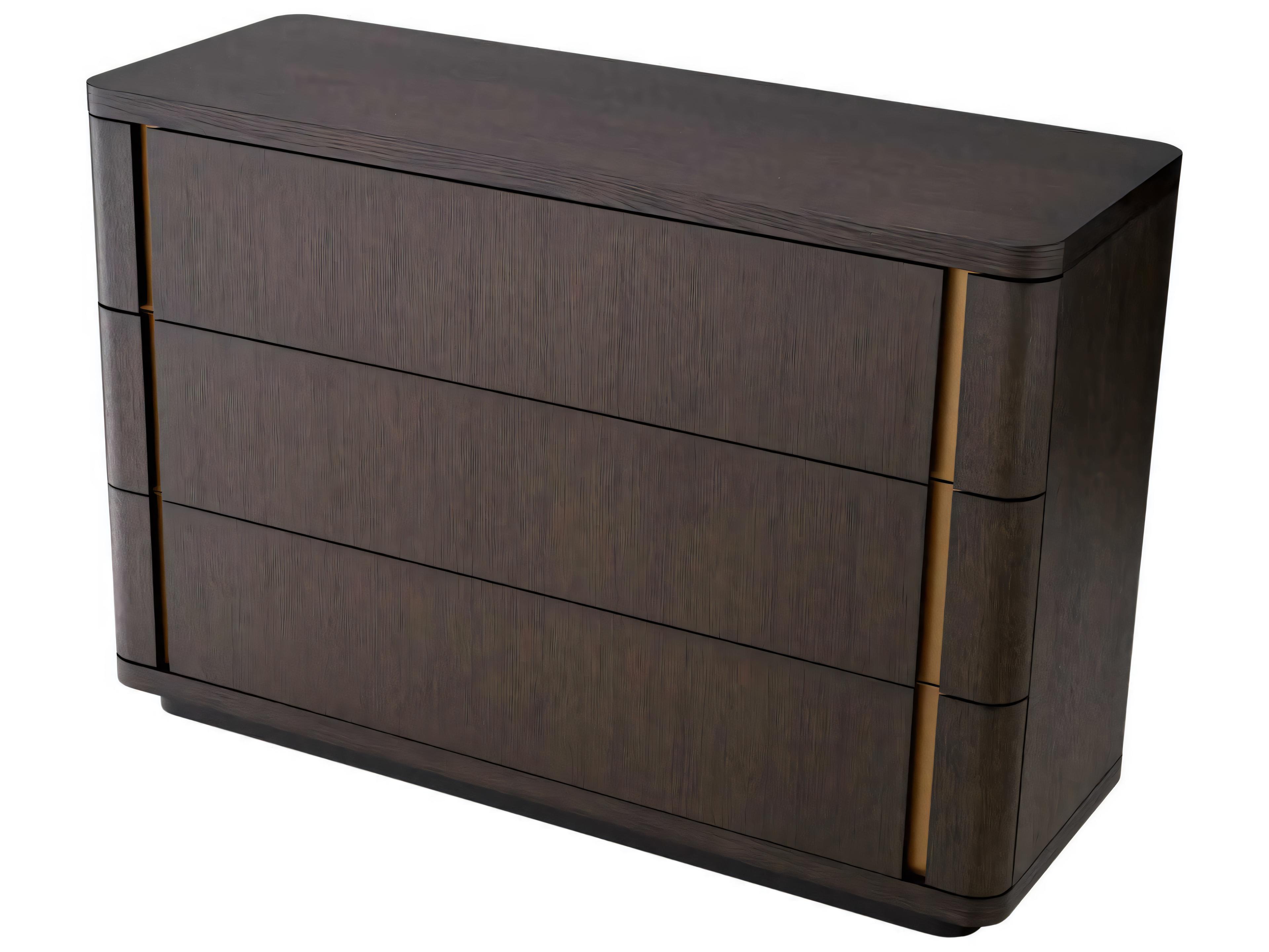 Eichholtz Dresser Modesto S Mocha Oak Veneer Drawer