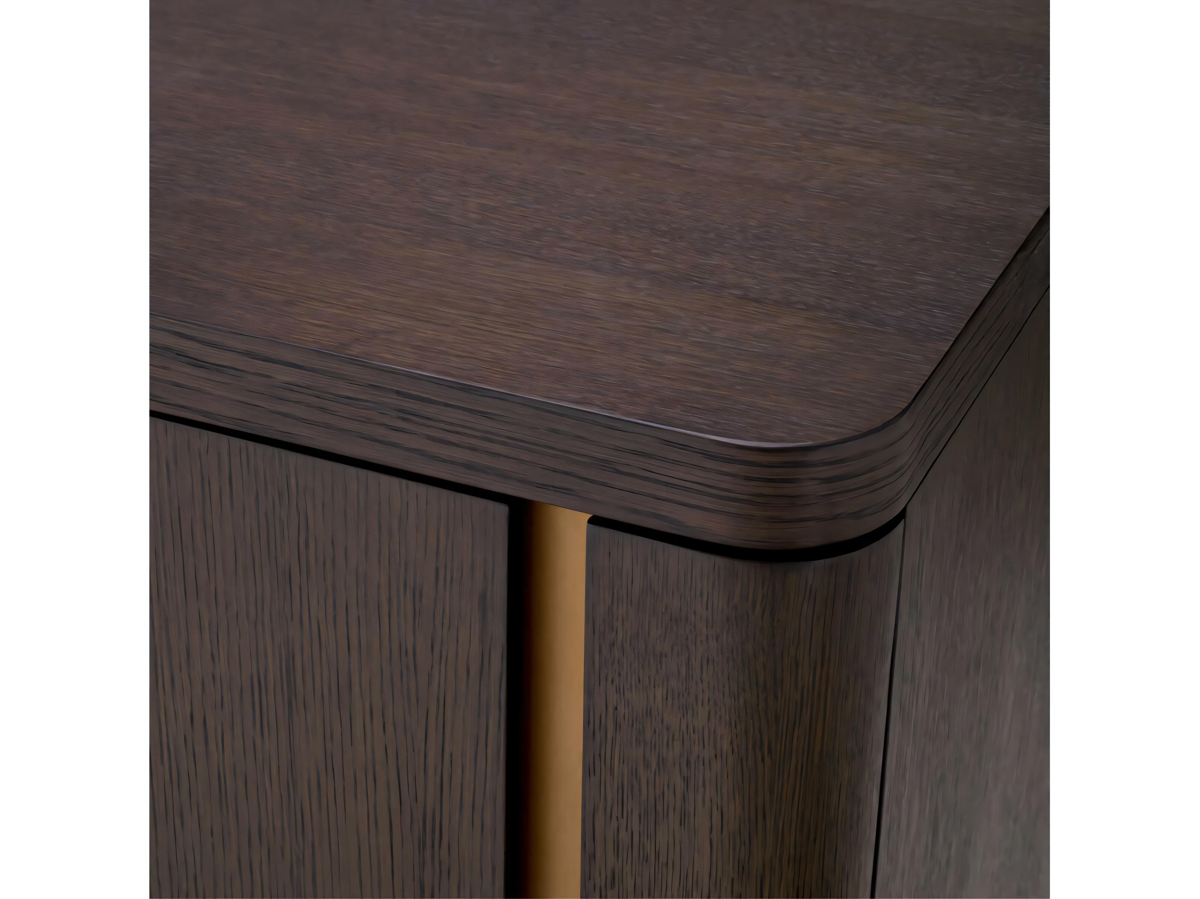 Eichholtz Dresser Modesto S Mocha Oak Veneer Drawer