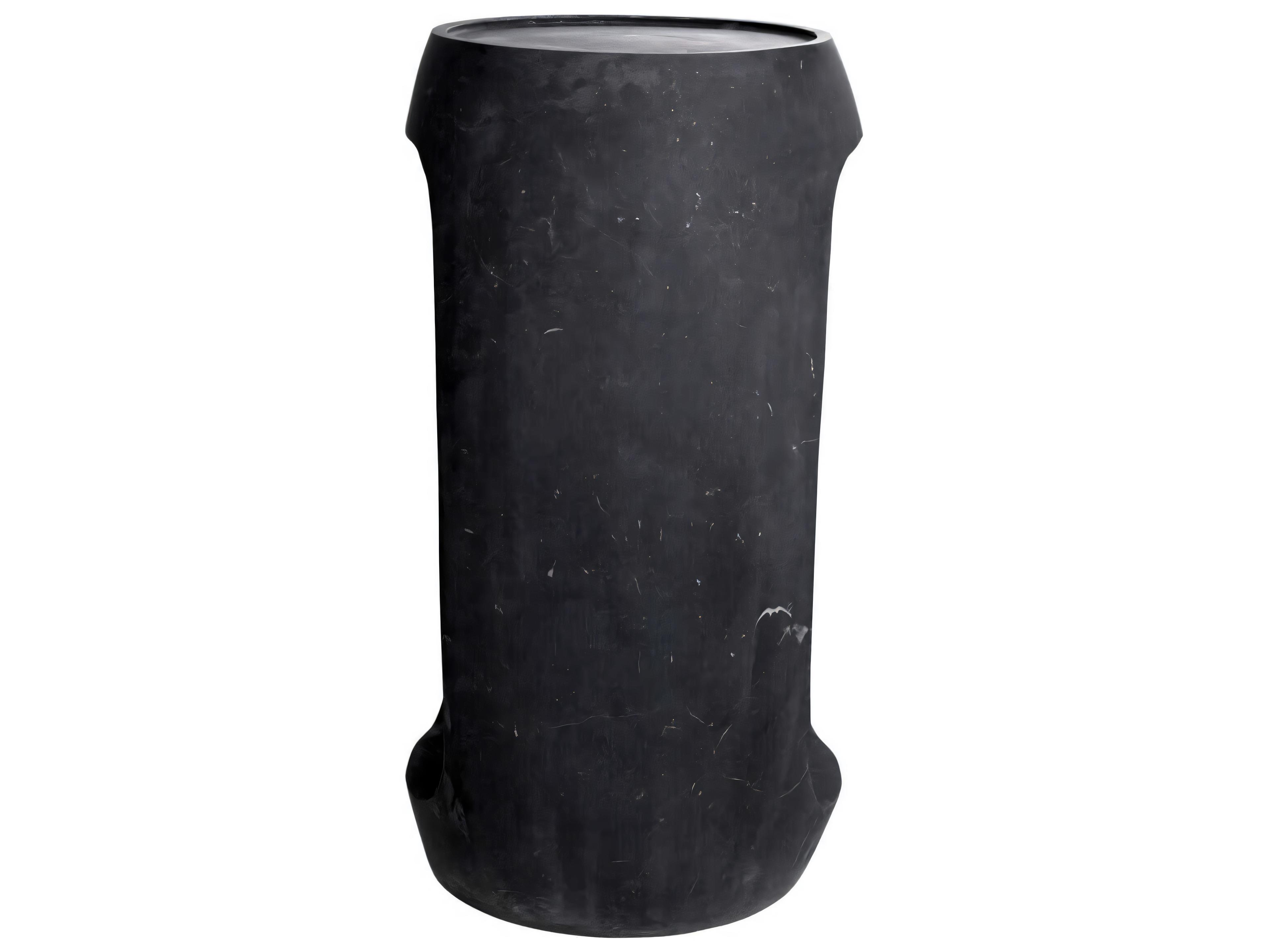 Eichholtz Clipper High Honed Black Marble Side Table