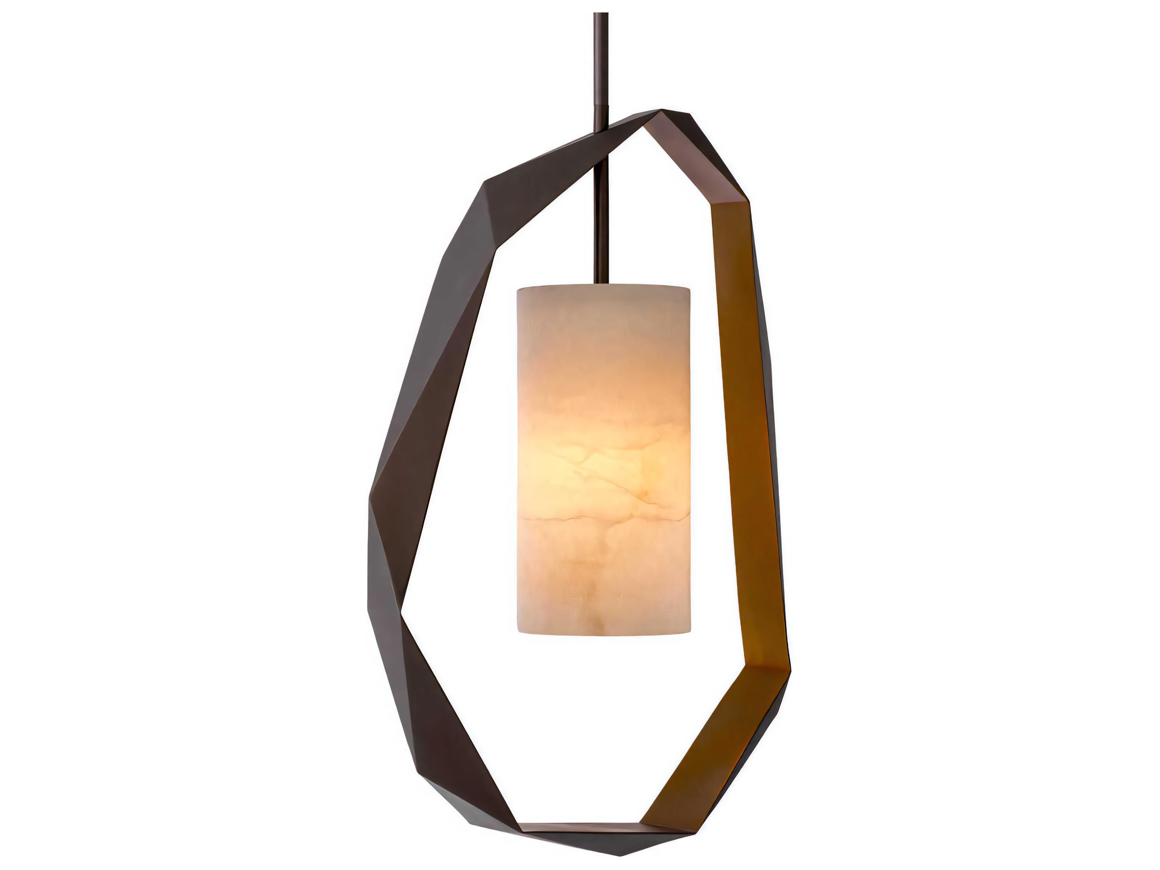 Eichholtz Santos Gunmetal Incl Alabaster Chandelier