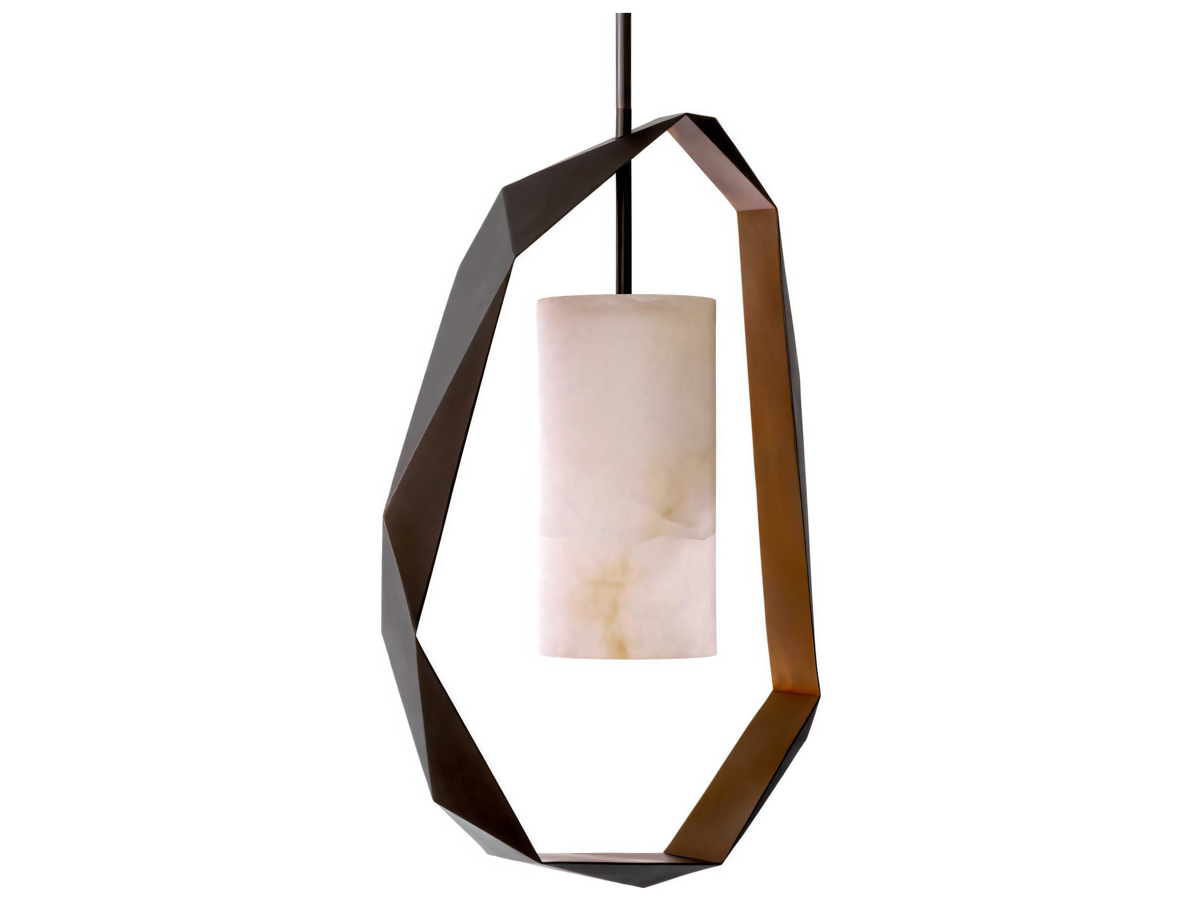 Eichholtz Santos Gunmetal Incl Alabaster Chandelier