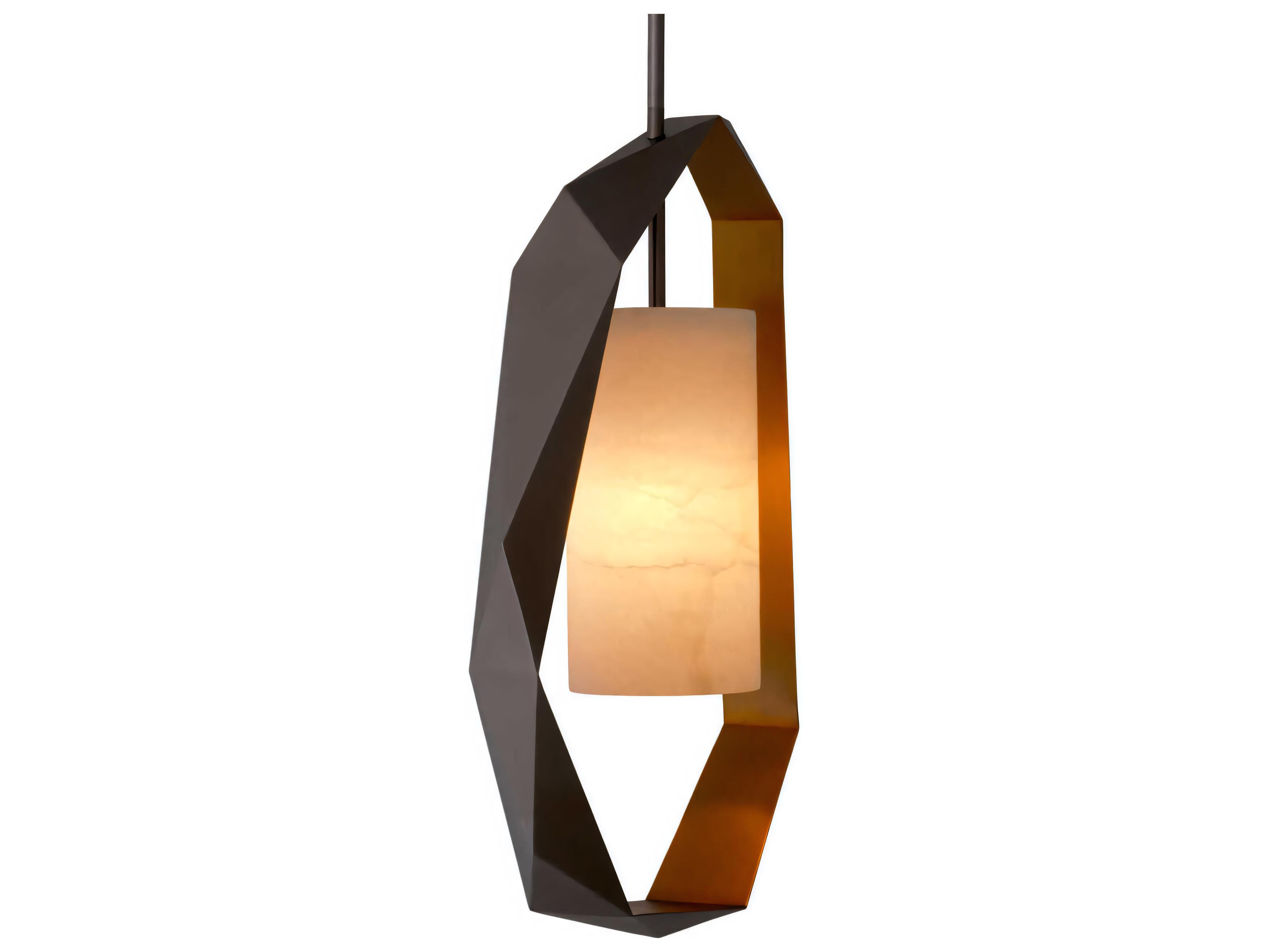 Eichholtz Santos Gunmetal Incl Alabaster Chandelier