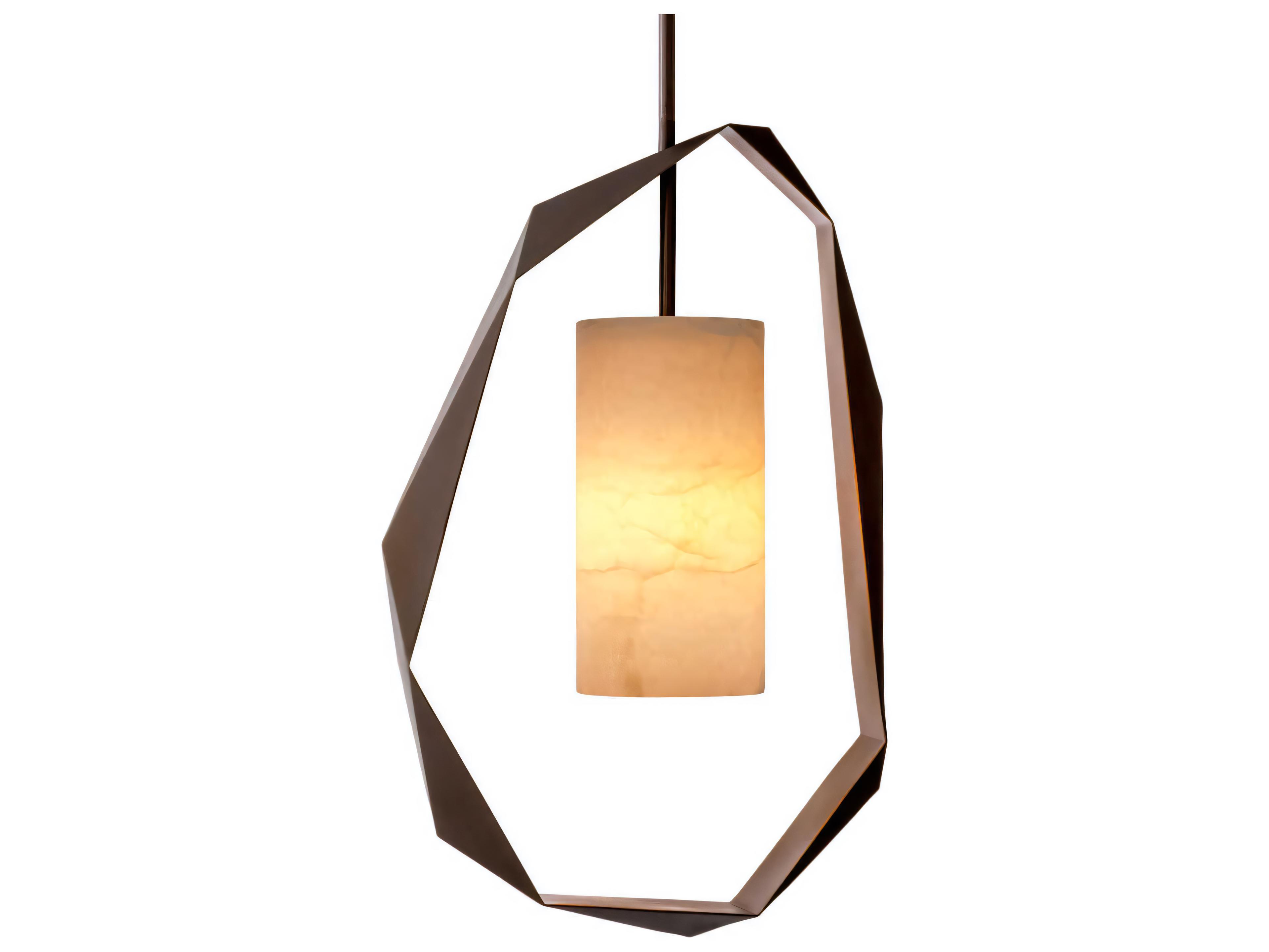 Eichholtz Santos Gunmetal Incl Alabaster Chandelier