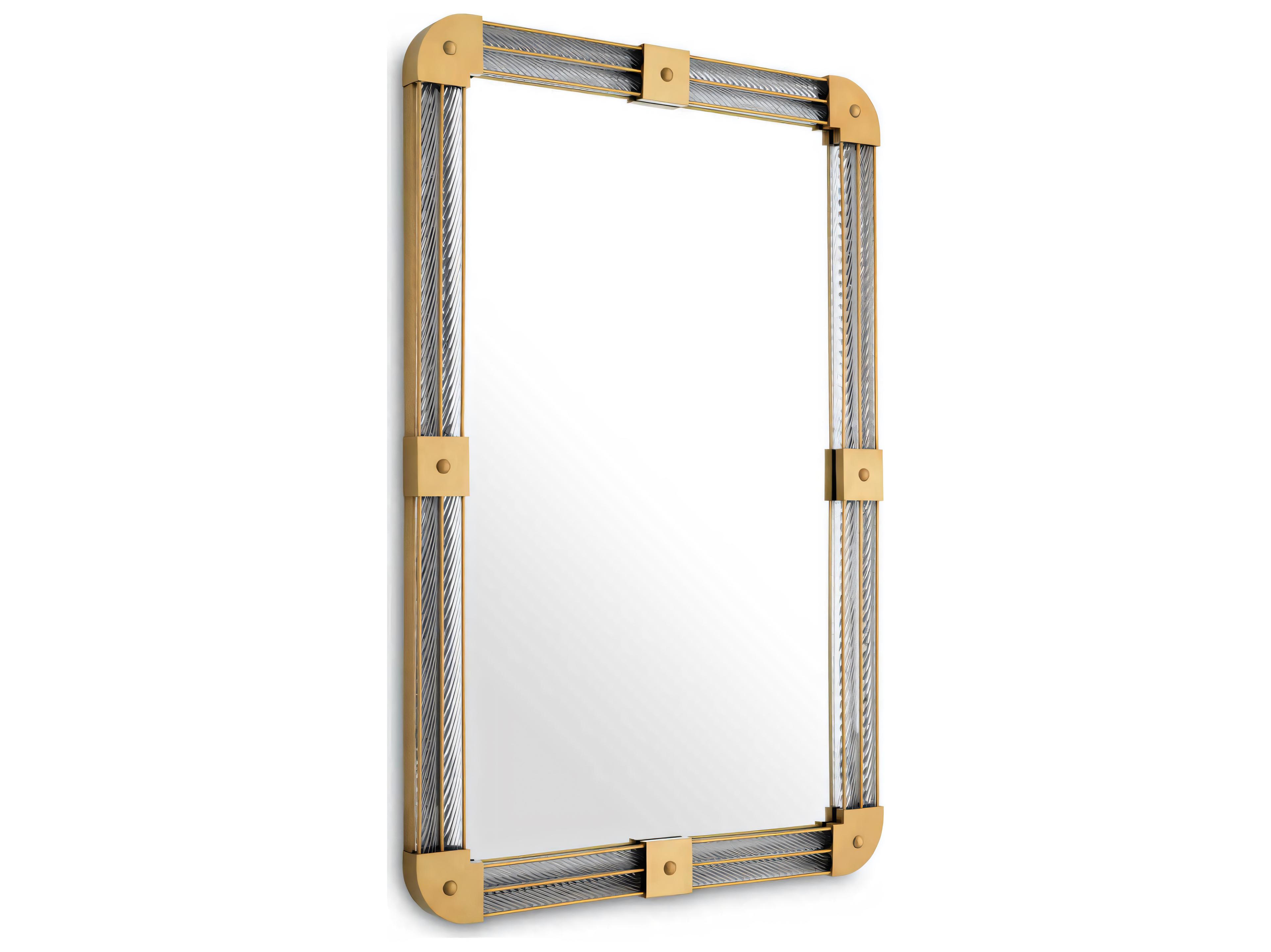 Eichholtz Heracles Antique Brass Mirror