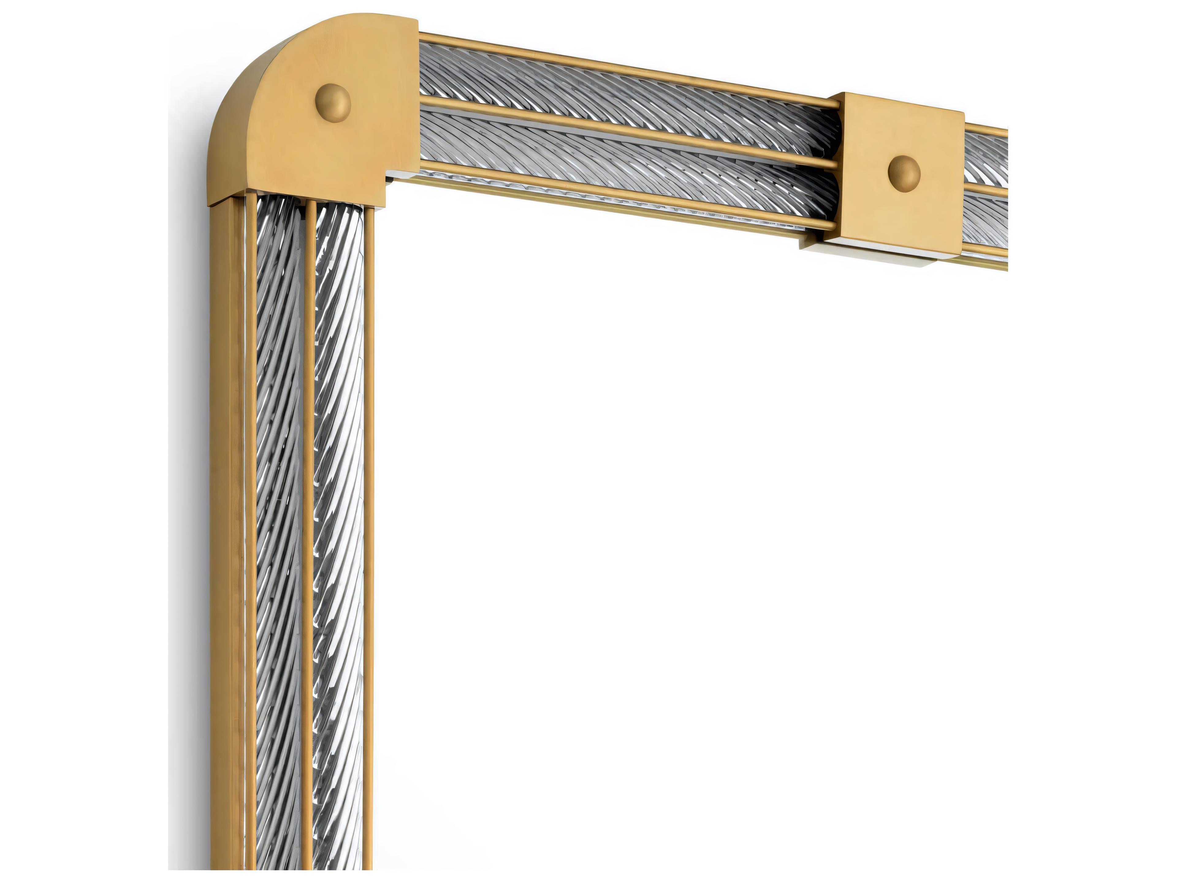 Eichholtz Heracles Antique Brass Mirror