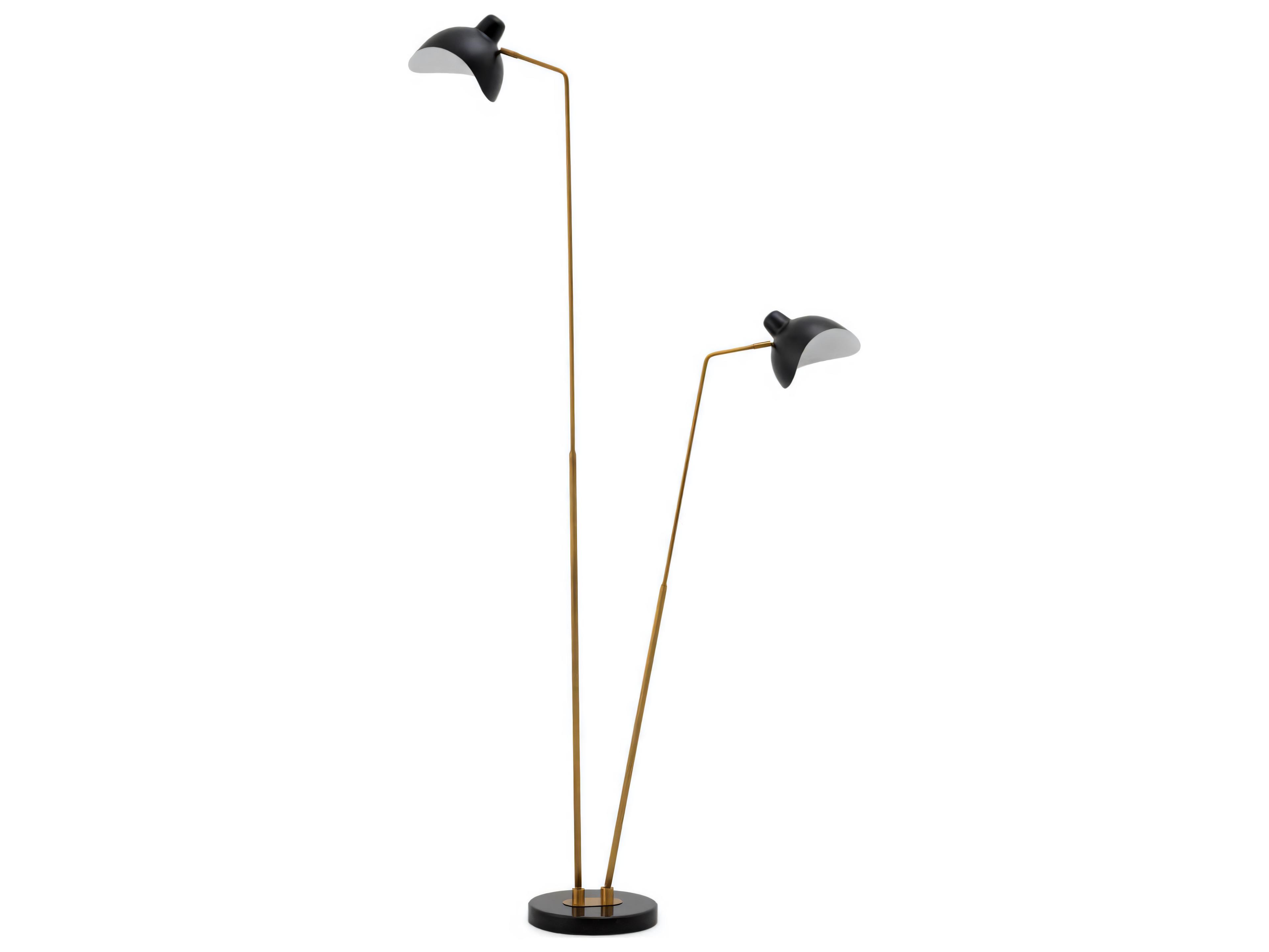 Eichholtz Asta Double Antique Brass Floor Lamp