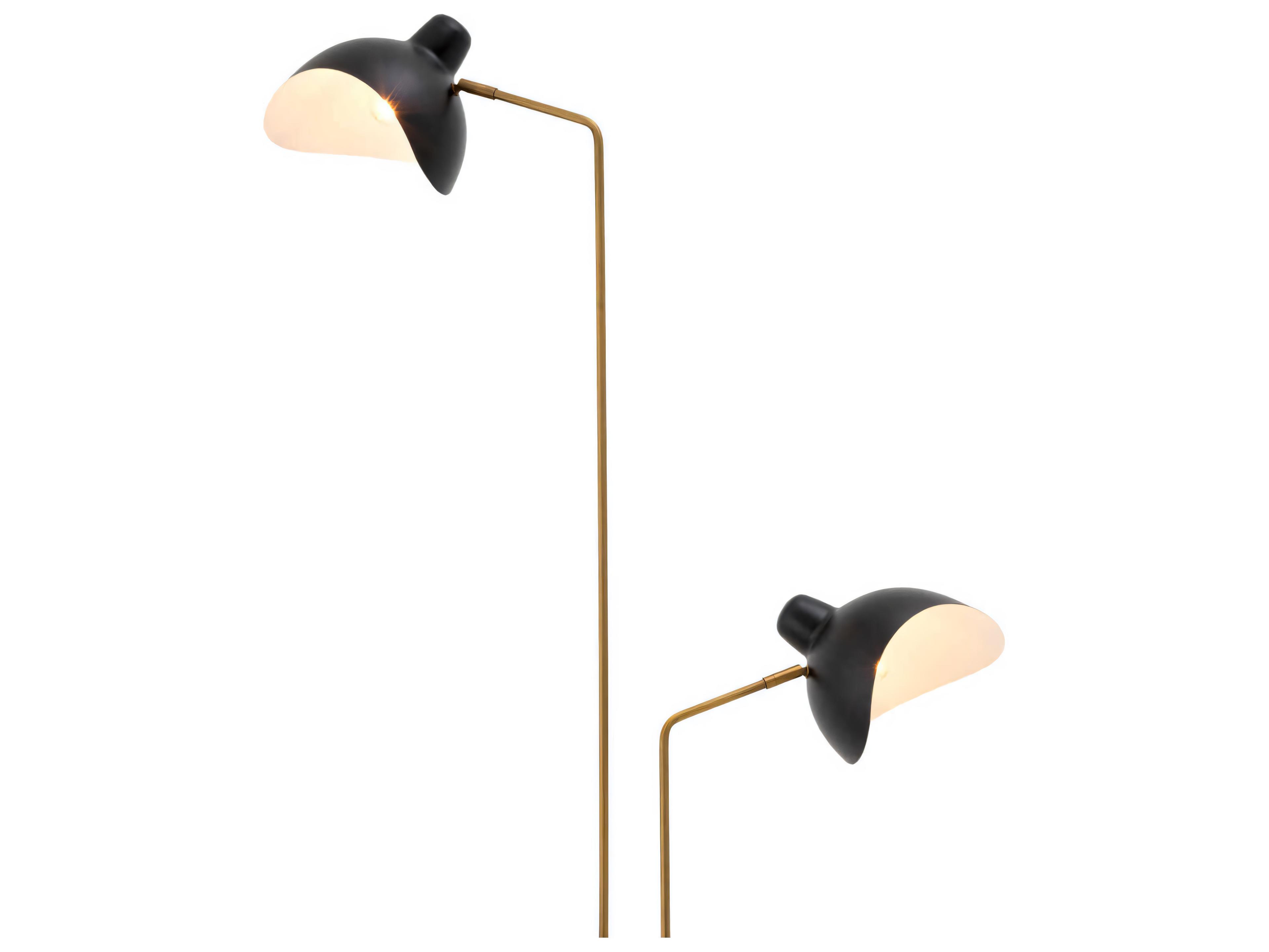 Eichholtz Asta Double Antique Brass Floor Lamp