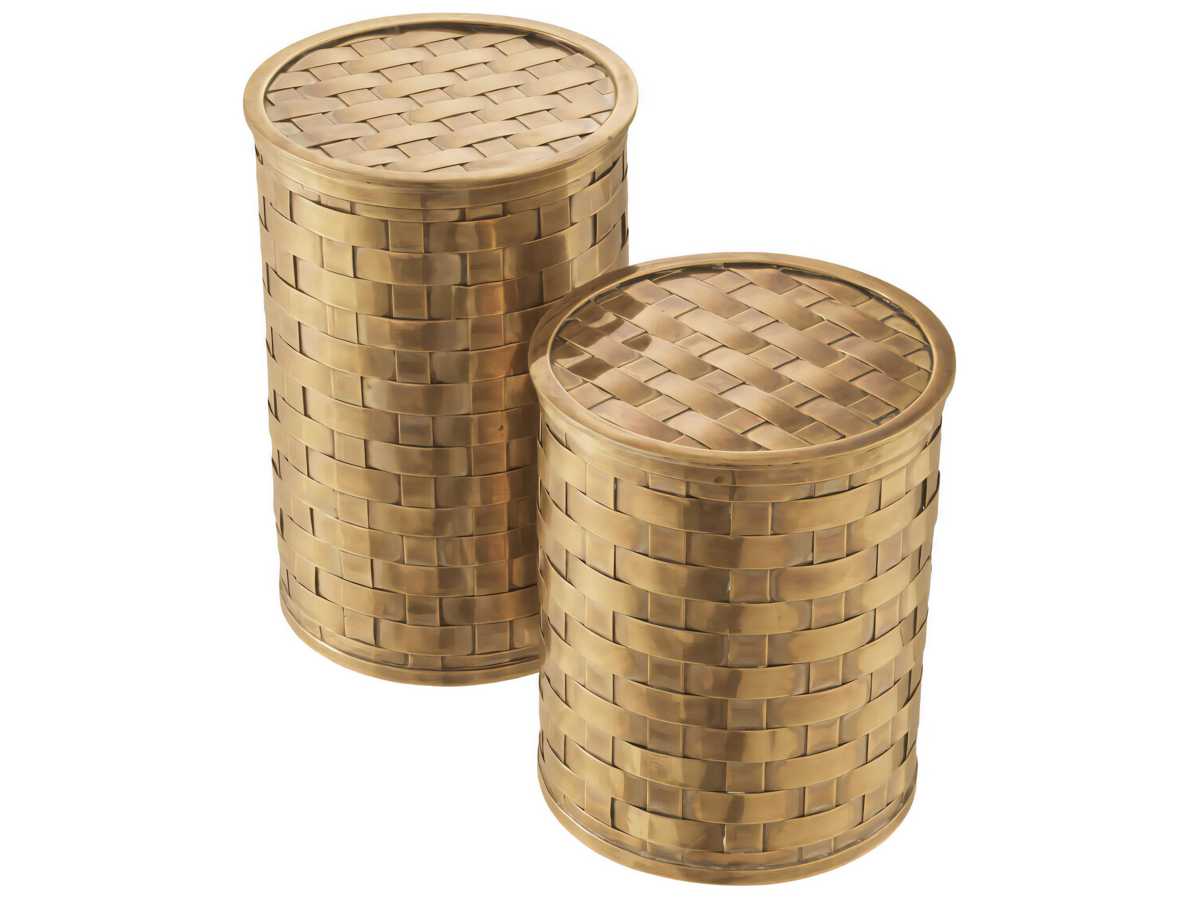 Eichholtz Lausanne Vintage Brass Box Set of 2