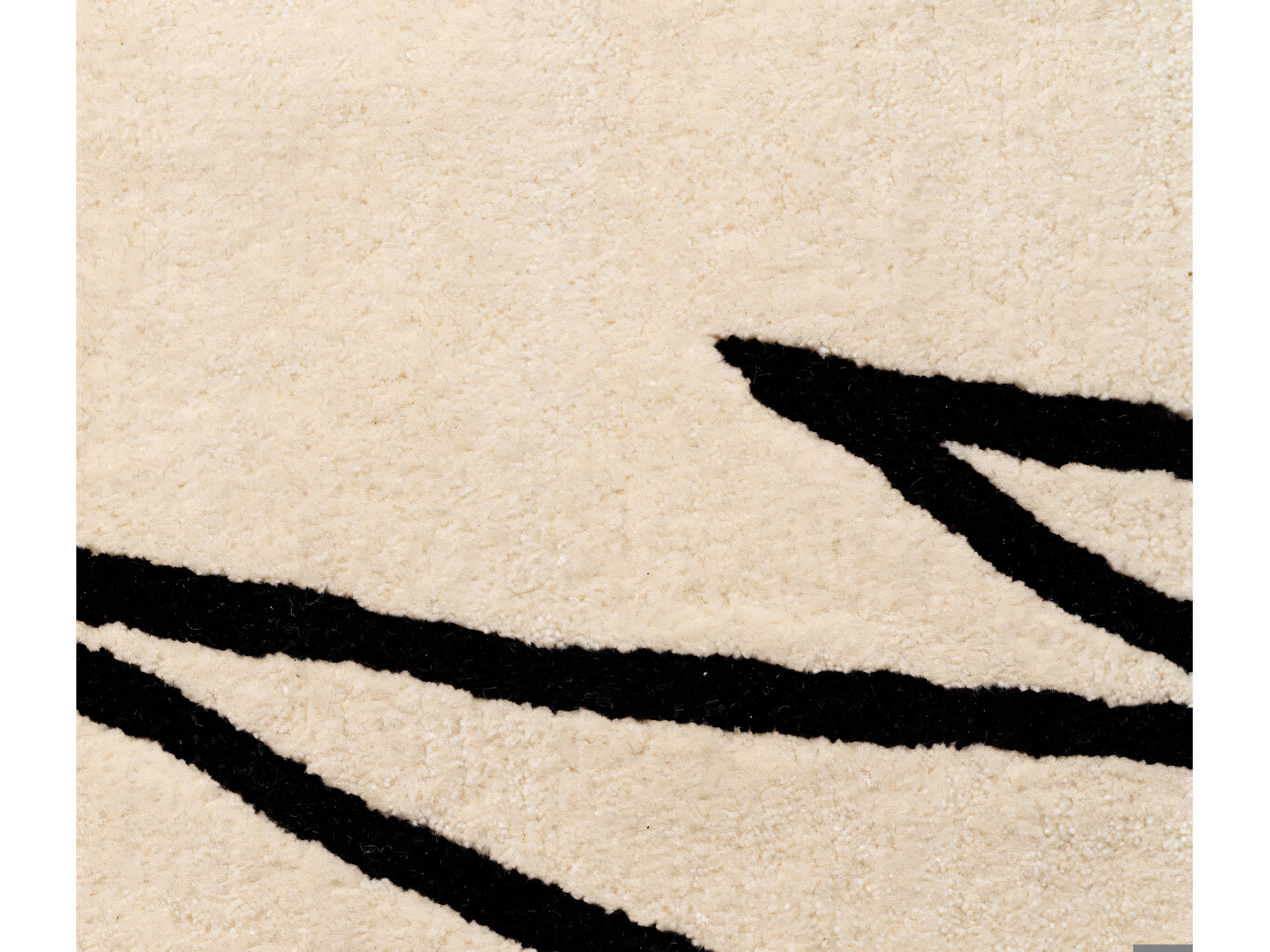 Eichholtz Piccione Off-White Black Rug